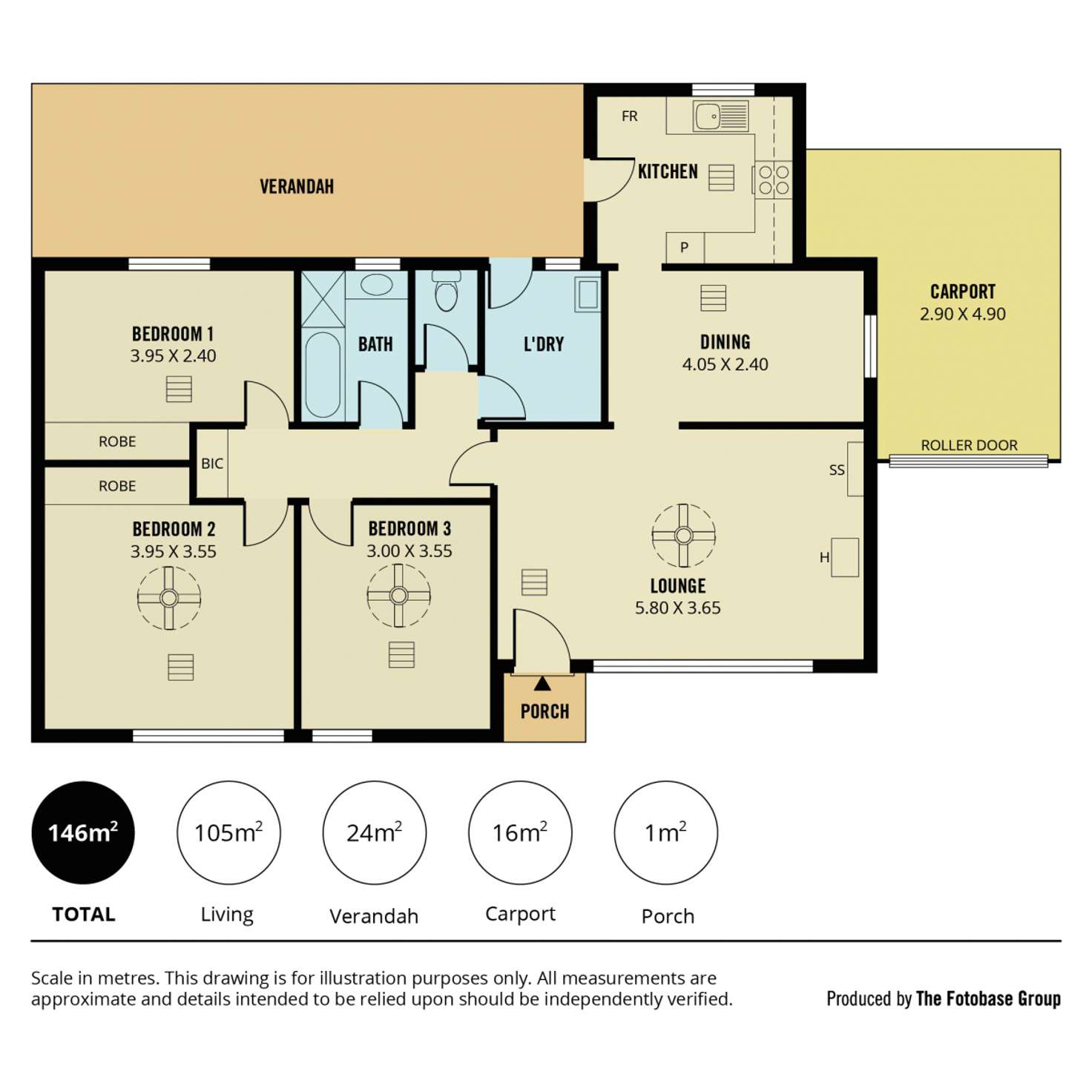 Floorplan of Homely house listing, 13 Manya Avenue, Brahma Lodge SA 5109