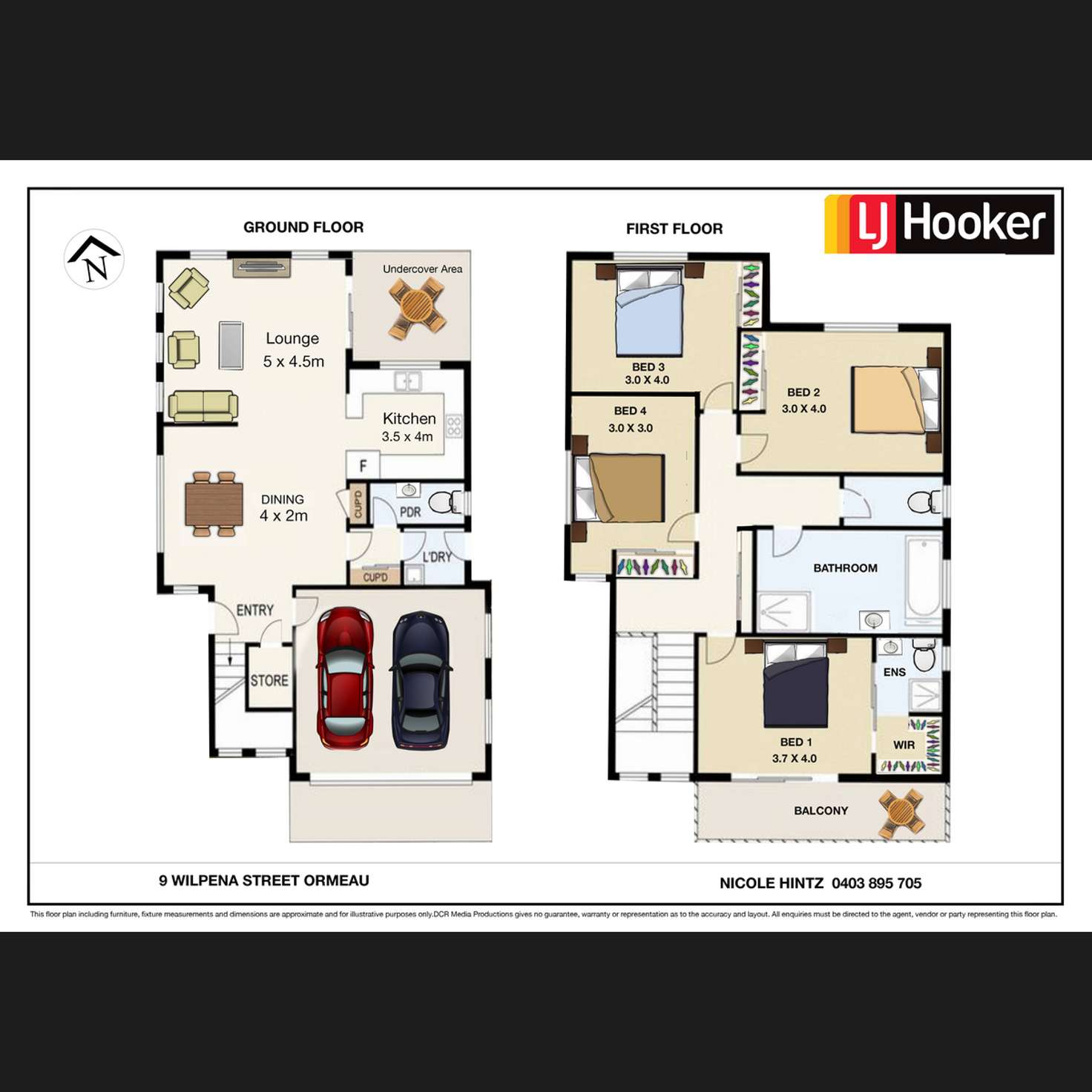 Floorplan of Homely house listing, 9 Wilpena Street, Ormeau QLD 4208