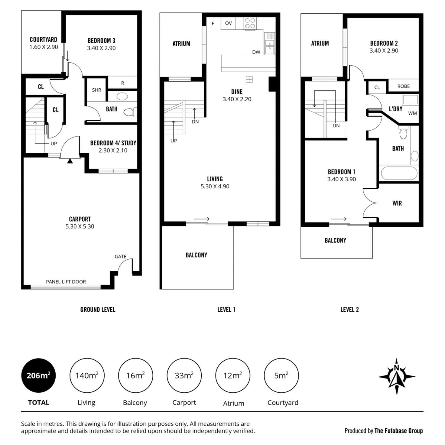 Floorplan of Homely house listing, 4 Farr Court, Adelaide SA 5000