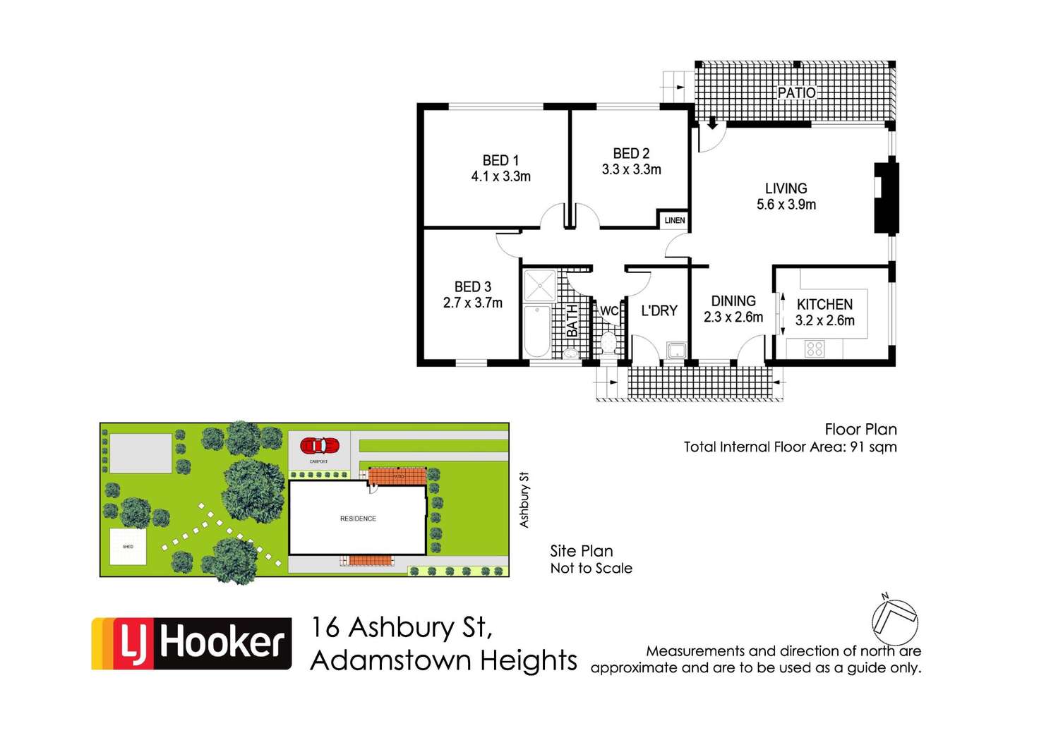 Floorplan of Homely house listing, 16 Ashbury Street, Adamstown Heights NSW 2289