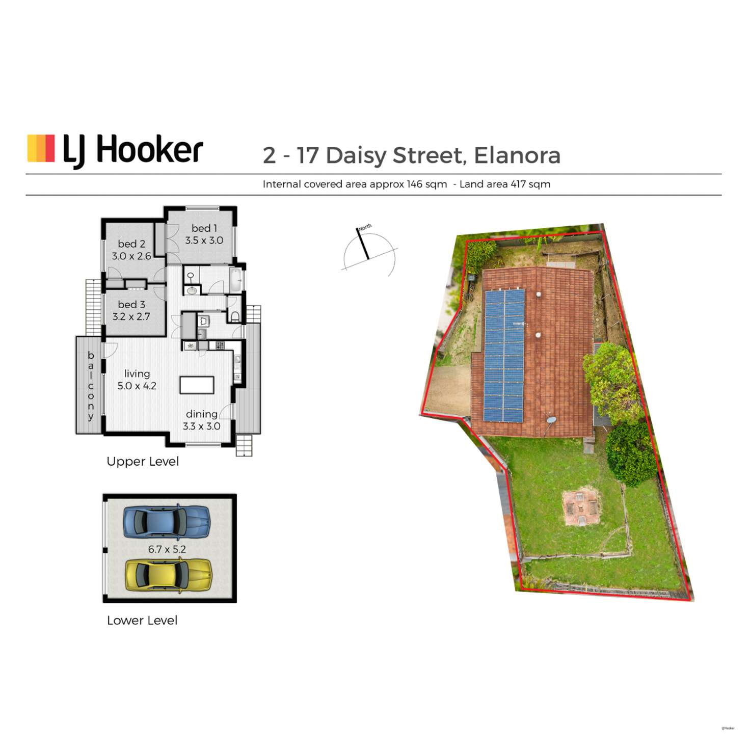Floorplan of Homely townhouse listing, 2/17 Daisy Street, Elanora QLD 4221