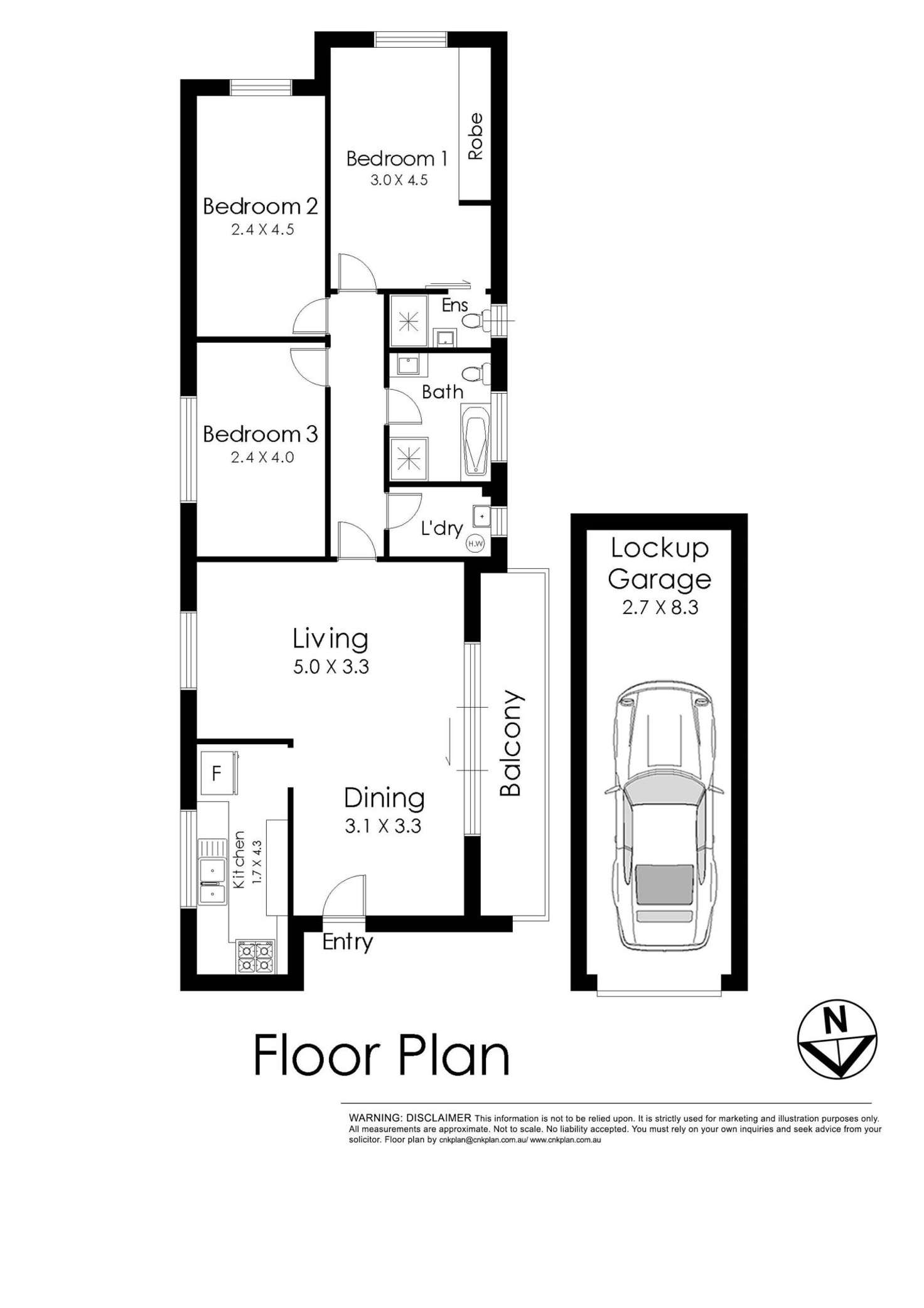 Floorplan of Homely apartment listing, 6/27 William Street, Rose Bay NSW 2029