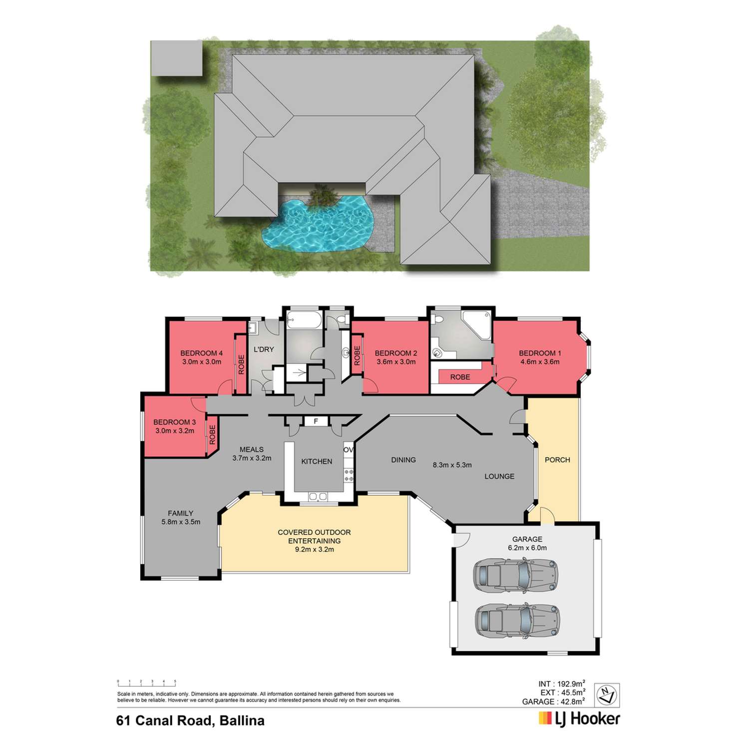 Floorplan of Homely house listing, 61 Canal Road, Ballina NSW 2478