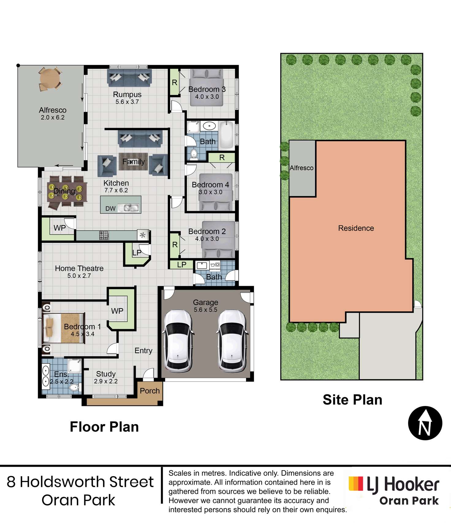 Floorplan of Homely house listing, 8 Holdsworth Street, Oran Park NSW 2570