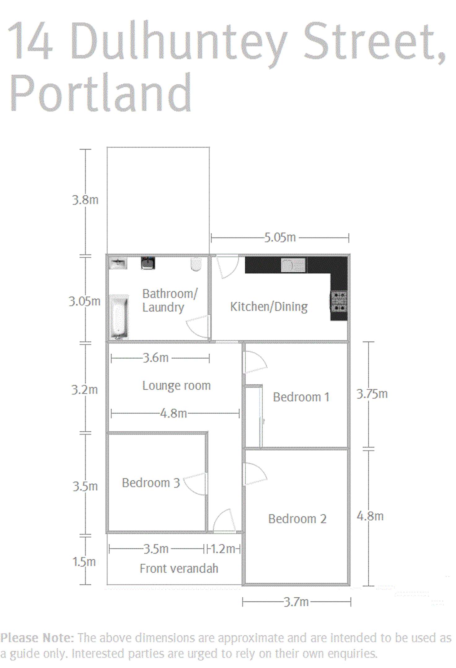 Floorplan of Homely house listing, 14 Dulhunty Street, Portland NSW 2847