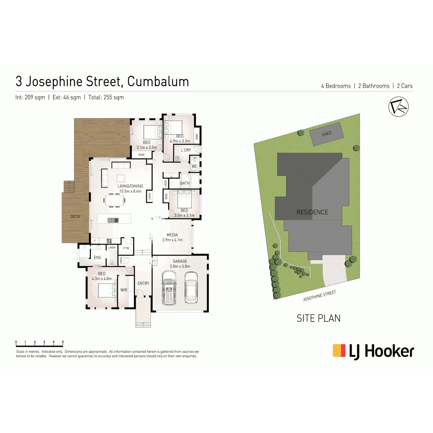 Floorplan of Homely house listing, 3 Josephine Street, Cumbalum NSW 2478