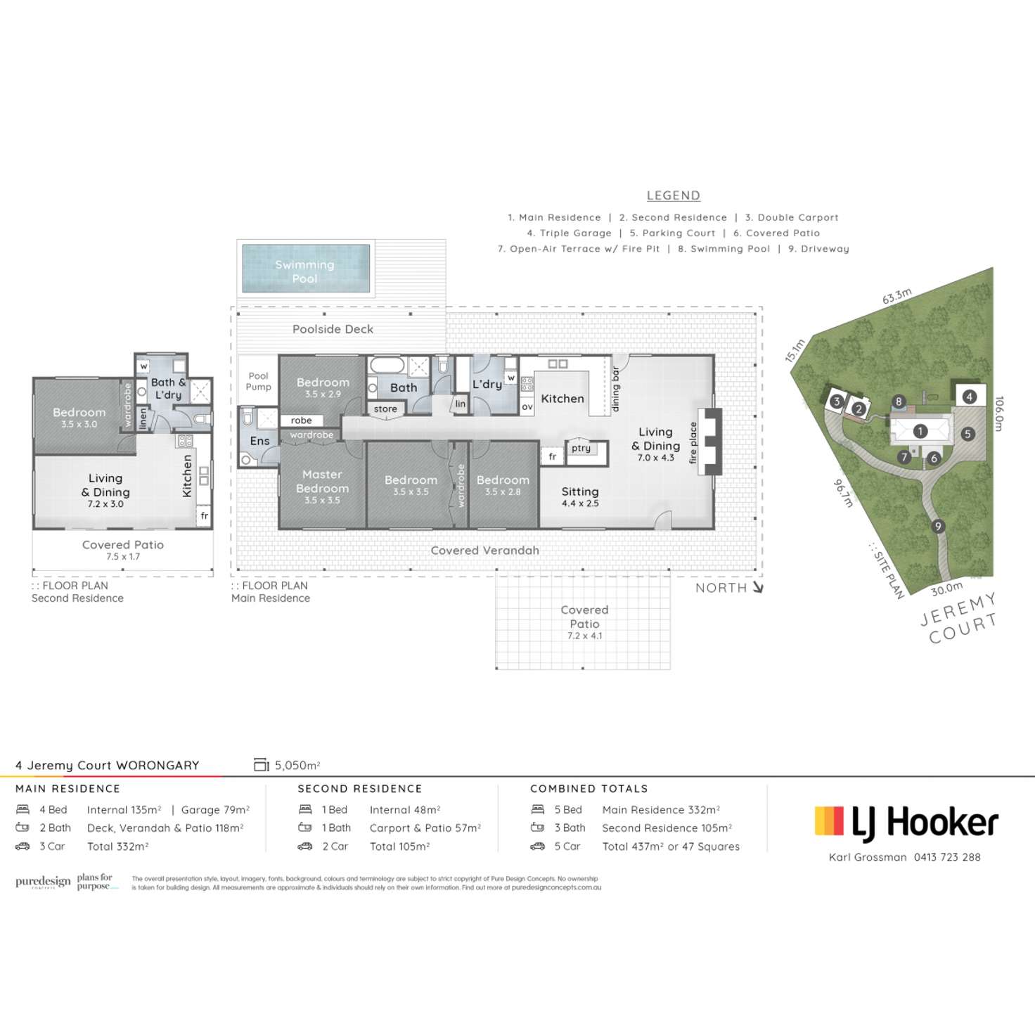 Floorplan of Homely house listing, 4 Jeremy Court, Worongary QLD 4213