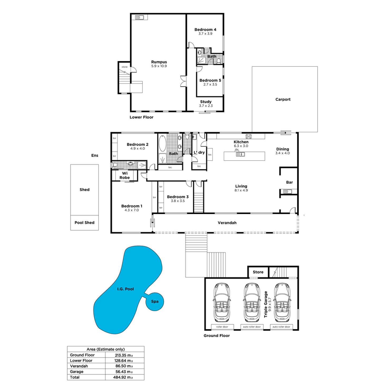 Floorplan of Homely house listing, 10 Blyth Street, Glen Osmond SA 5064