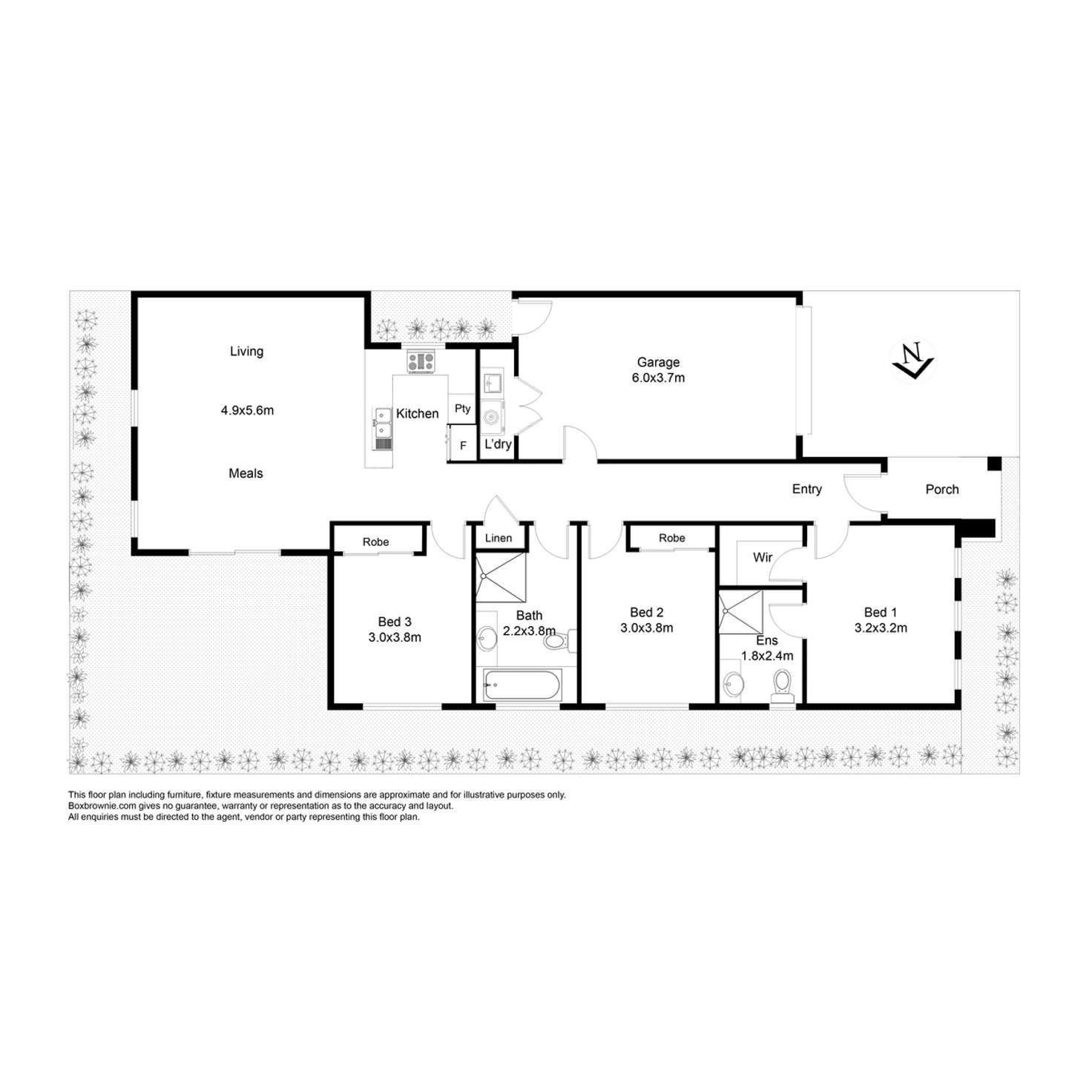 Floorplan of Homely house listing, 4 Hyams Way, Truganina VIC 3029