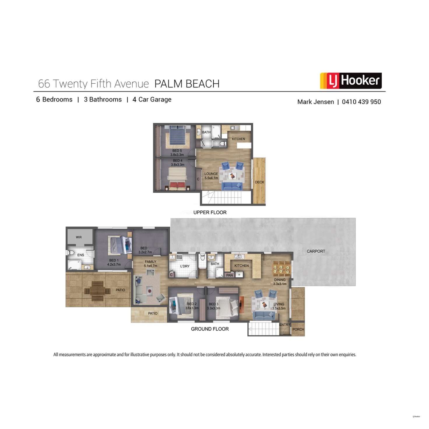 Floorplan of Homely house listing, 66 Twenty Fifth Avenue, Palm Beach QLD 4221