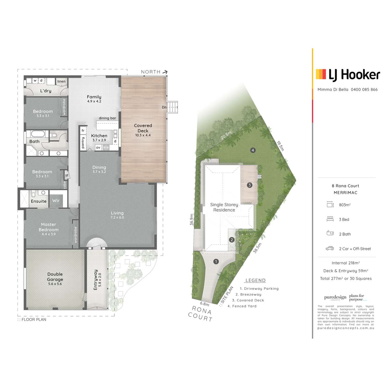 Floorplan of Homely house listing, 8 Rona Court, Merrimac QLD 4226