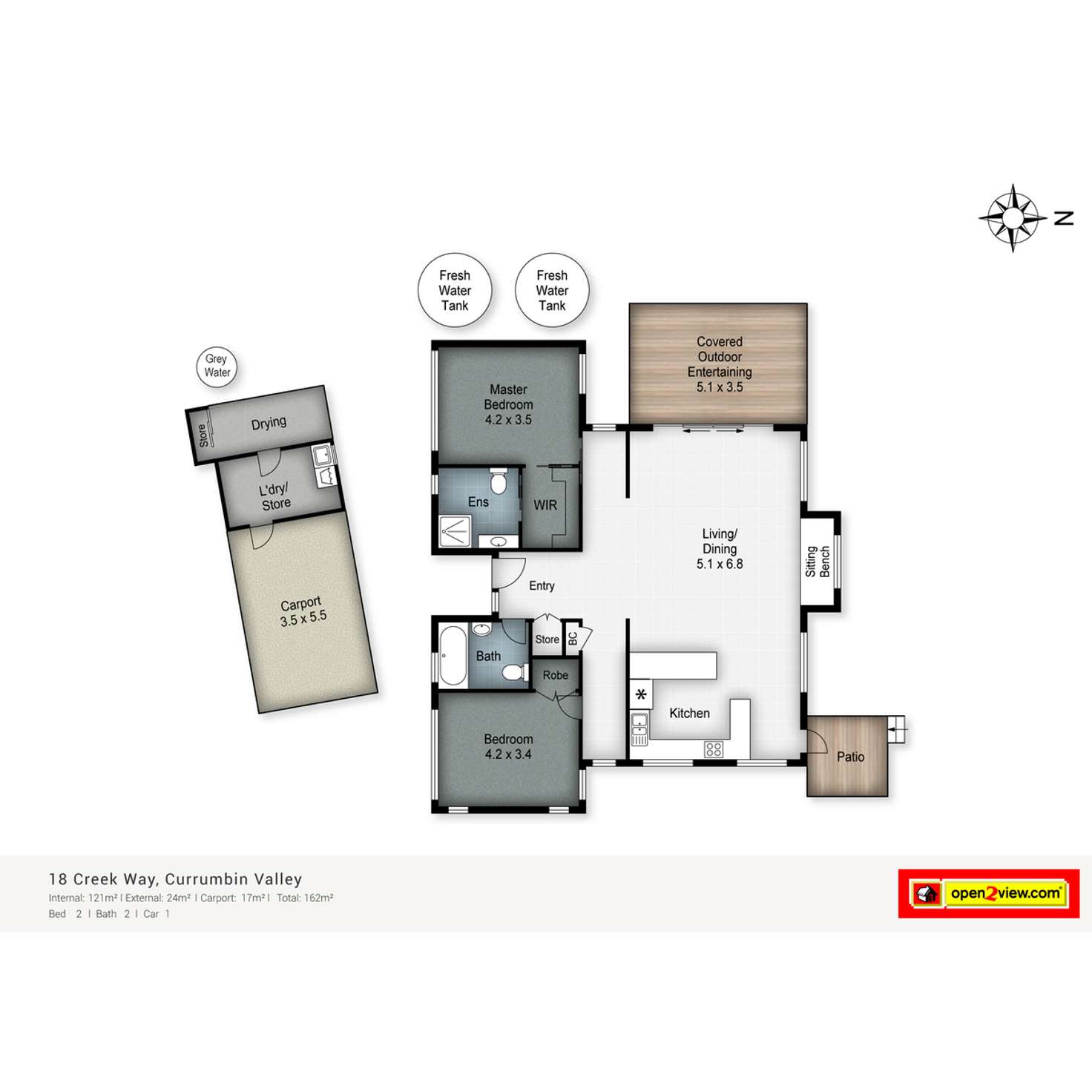 Floorplan of Homely house listing, 18 Creek Way, Currumbin Valley QLD 4223