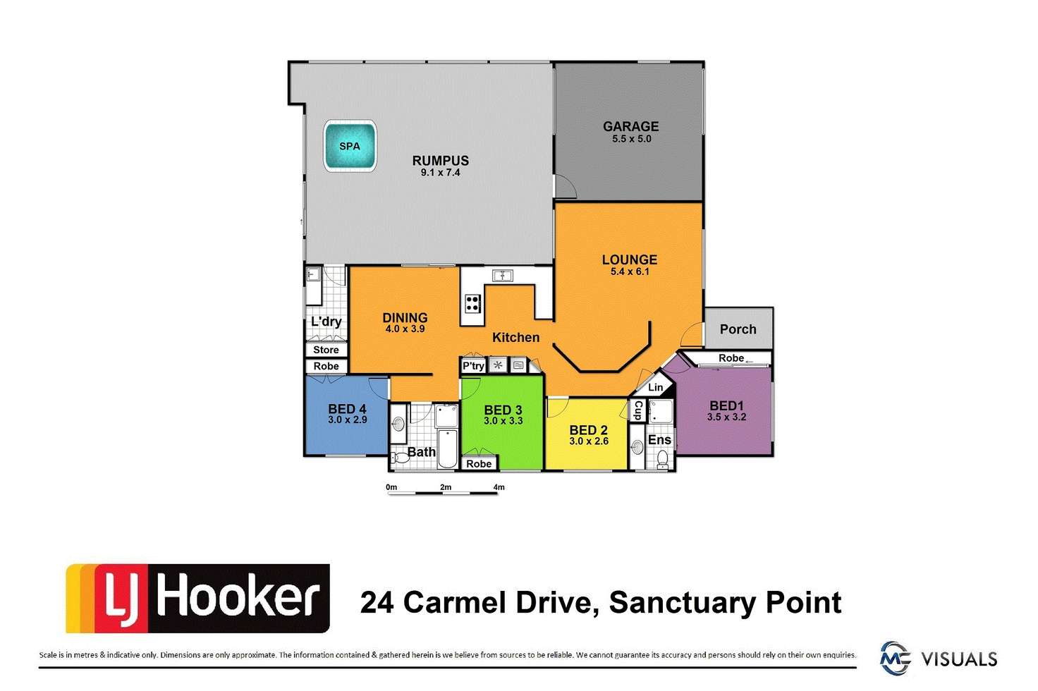 Floorplan of Homely house listing, 24 Carmel Drive, Sanctuary Point NSW 2540