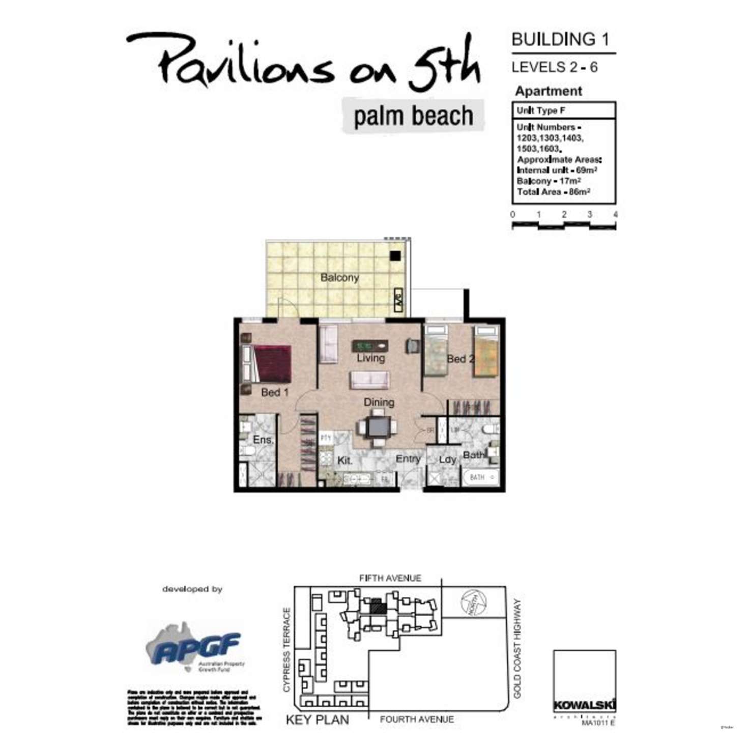 Floorplan of Homely unit listing, 1203/10 Fifth Avenue, Palm Beach QLD 4221