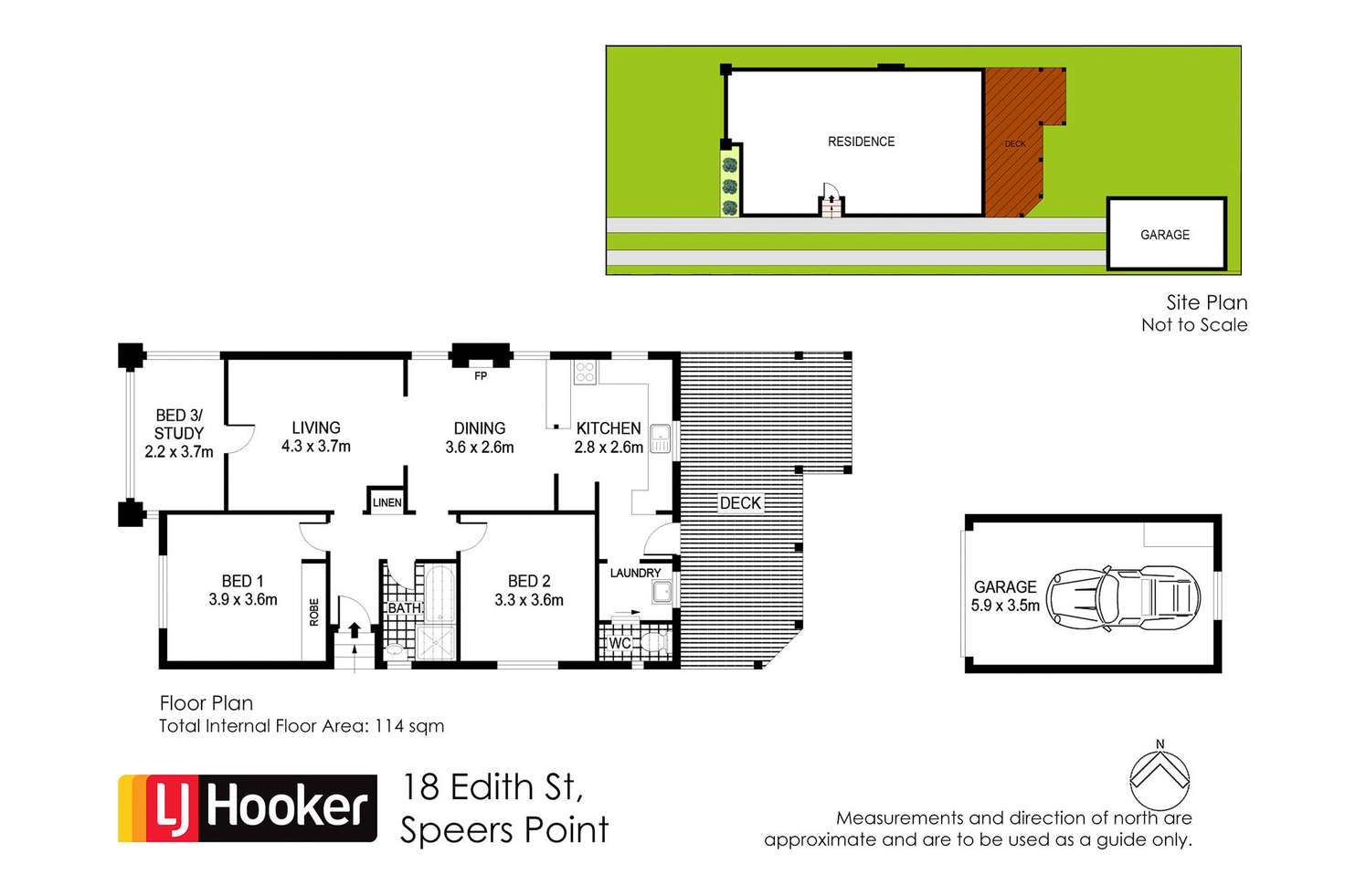 Floorplan of Homely house listing, 18 Edith Street, Speers Point NSW 2284