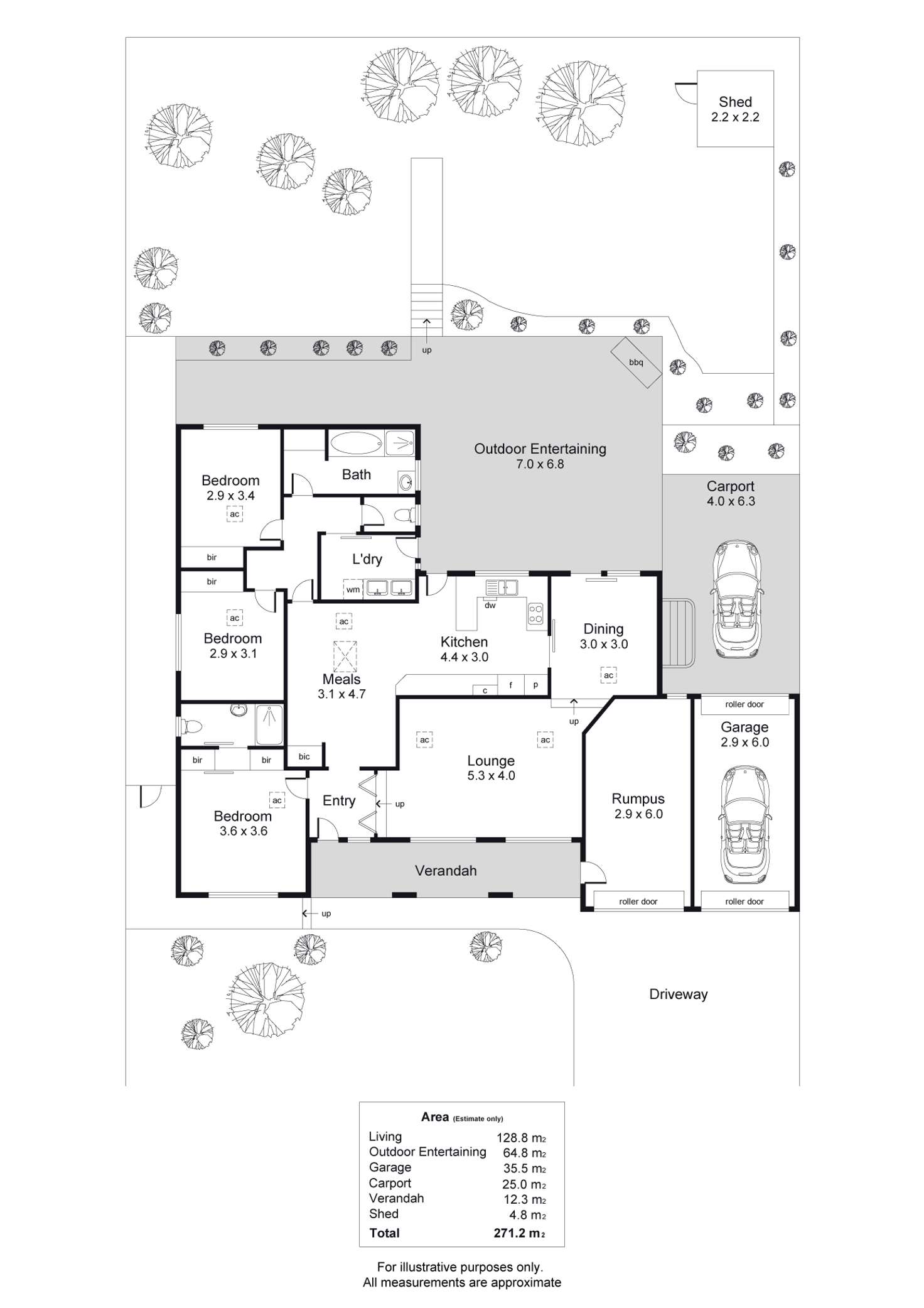 Floorplan of Homely house listing, 17 Plover Avenue, Modbury Heights SA 5092