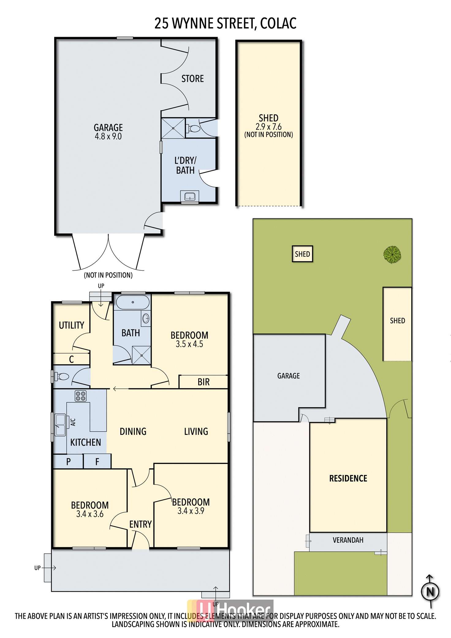 Floorplan of Homely house listing, 25 Wynne Street, Colac VIC 3250