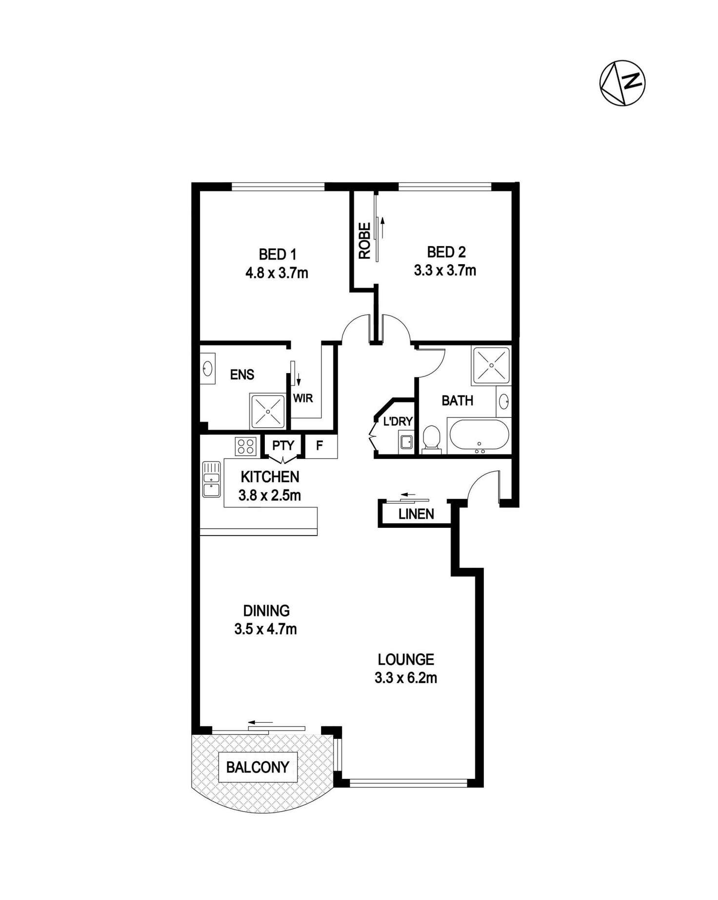 Floorplan of Homely unit listing, 17/216 Matthew Flinders Drive, Port Macquarie NSW 2444