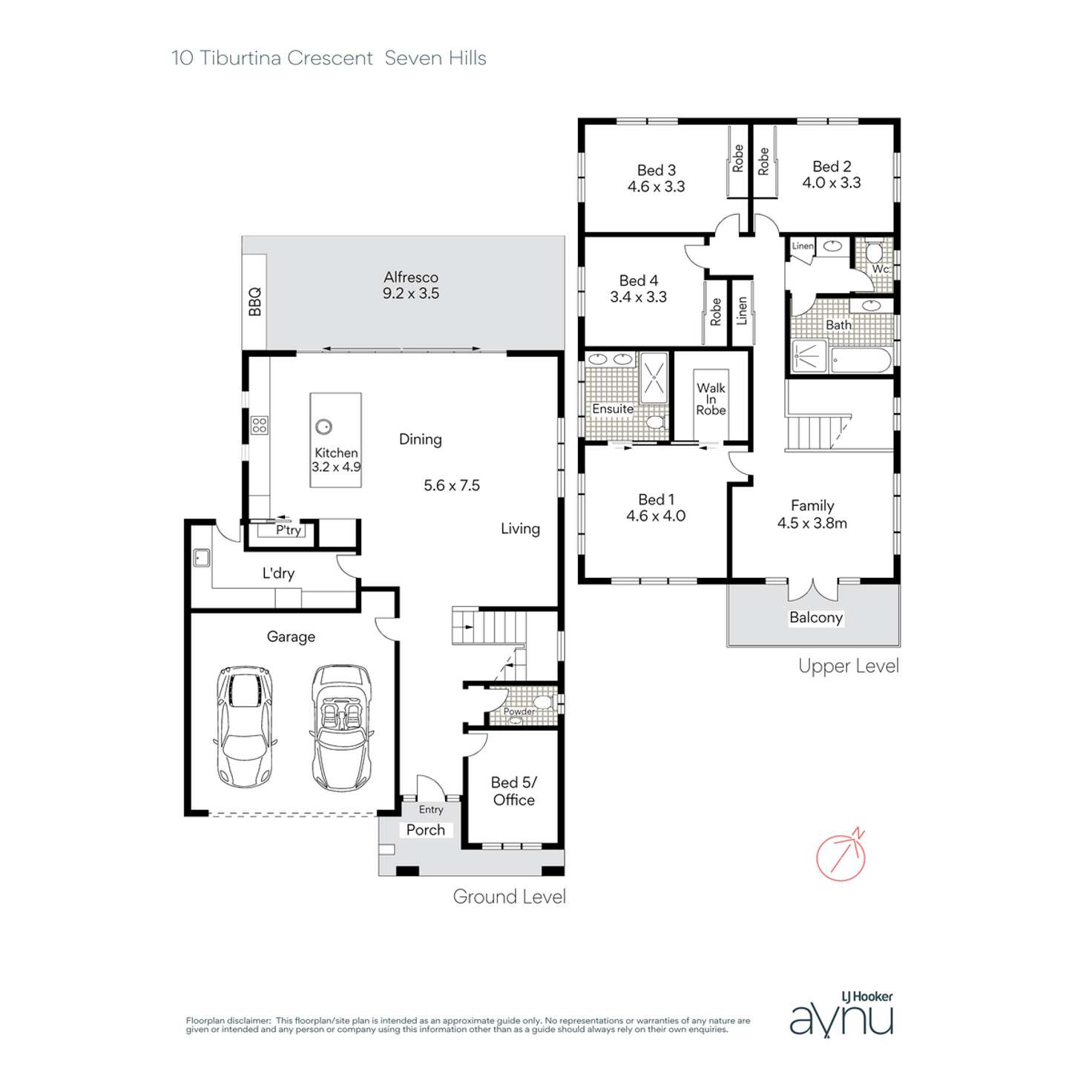 Floorplan of Homely house listing, 10 Tiburtina Crescent, Seven Hills QLD 4170