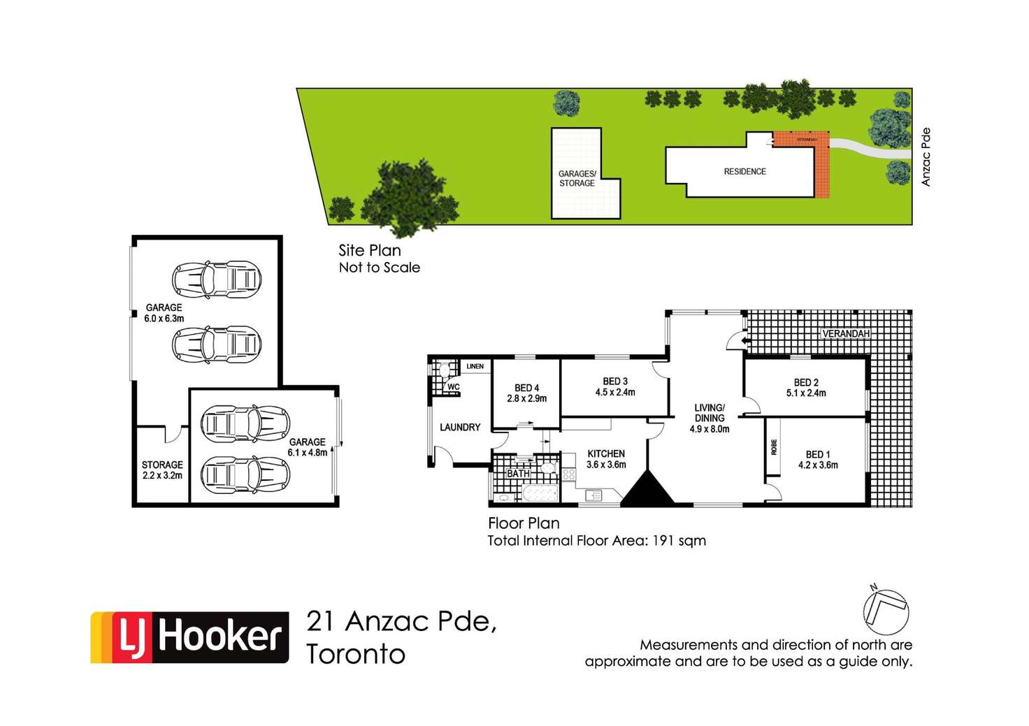Floorplan of Homely house listing, 21 Anzac Parade, Toronto NSW 2283