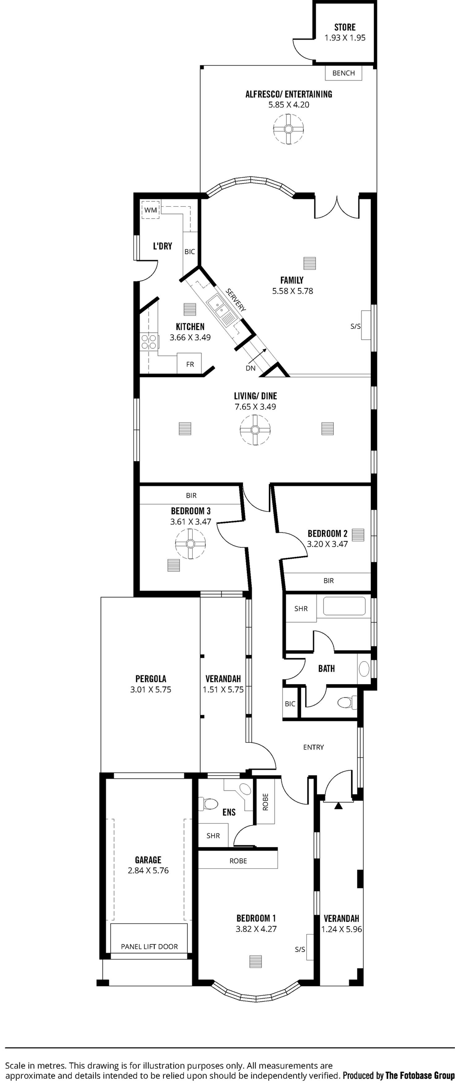 Floorplan of Homely house listing, 10 Thirkell Ave, Beaumont SA 5066