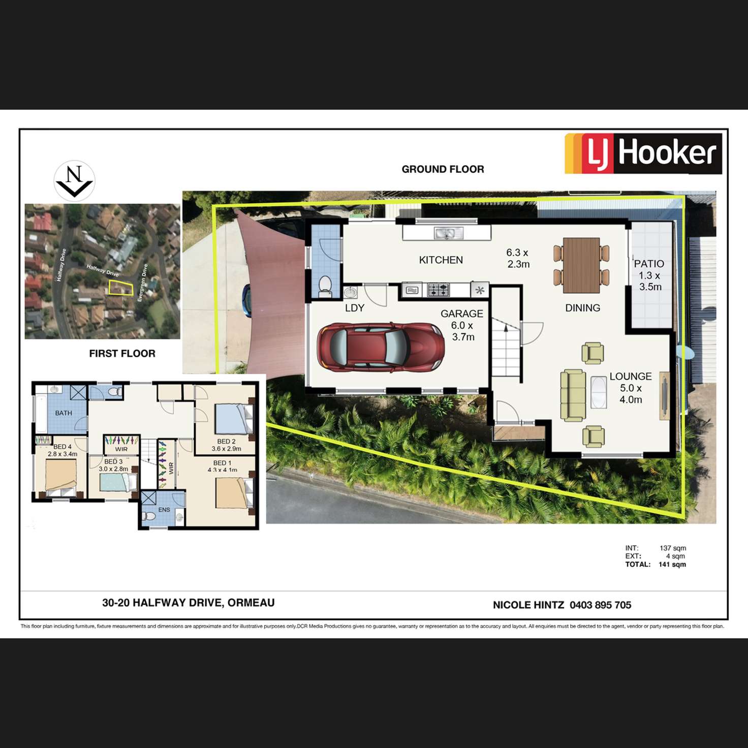 Floorplan of Homely townhouse listing, 30/20 Halfway Drive, Ormeau QLD 4208
