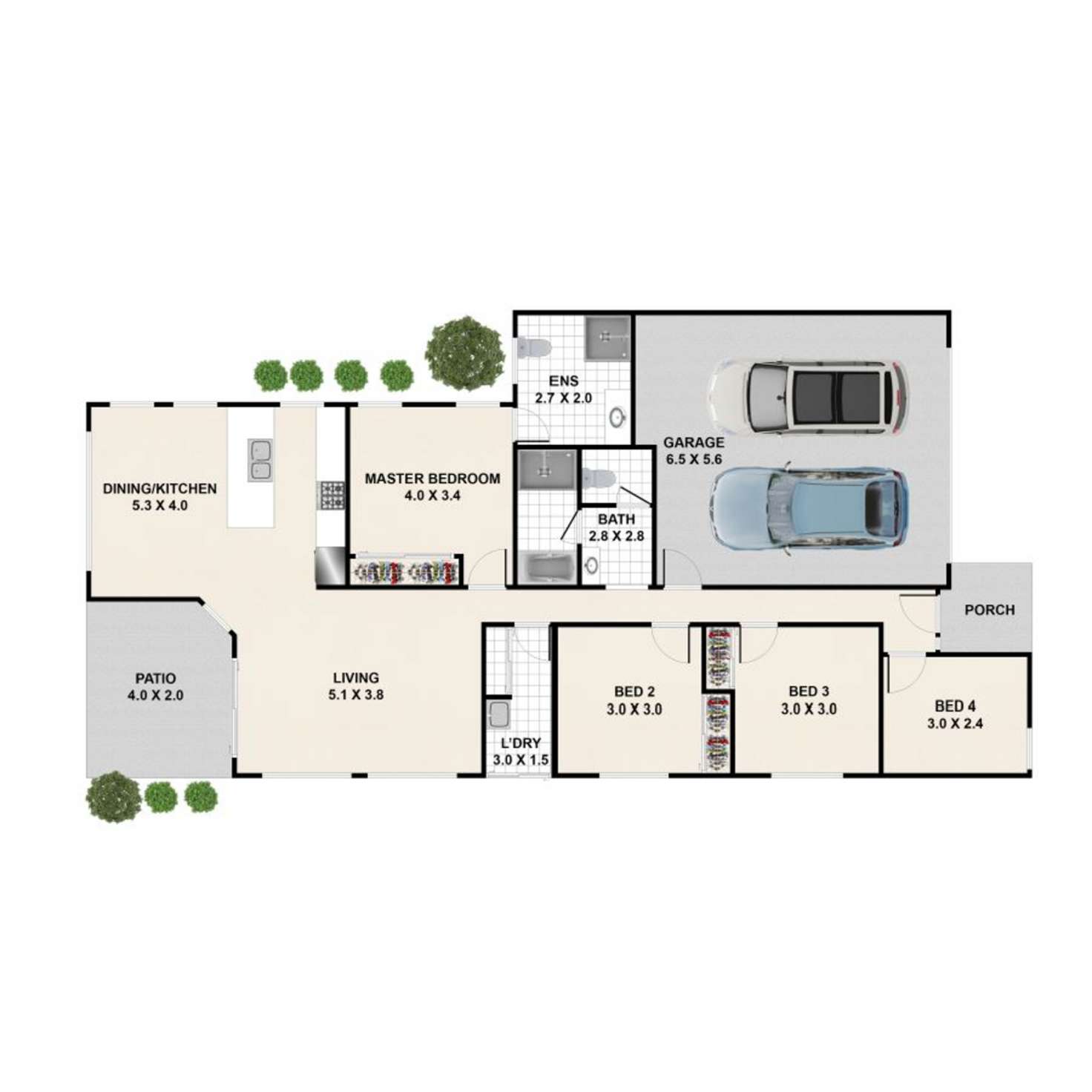 Floorplan of Homely house listing, 5 Tasker Street, Yarrabilba QLD 4207