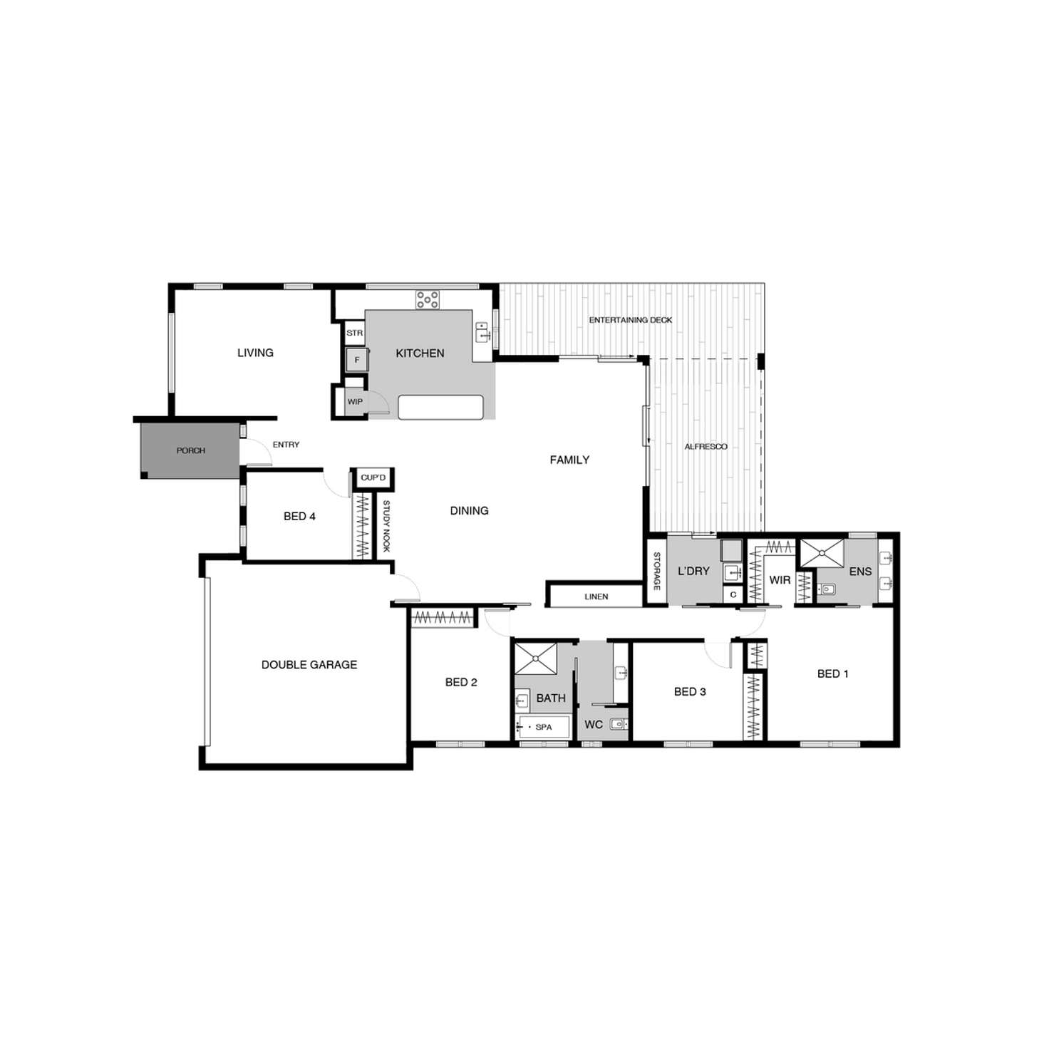 Floorplan of Homely house listing, 140 Bill Ferguson Circuit, Bonner ACT 2914