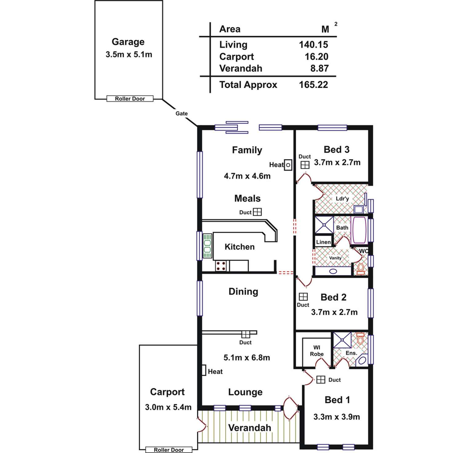 Floorplan of Homely house listing, 33 Amberdale Road, Blakeview SA 5114