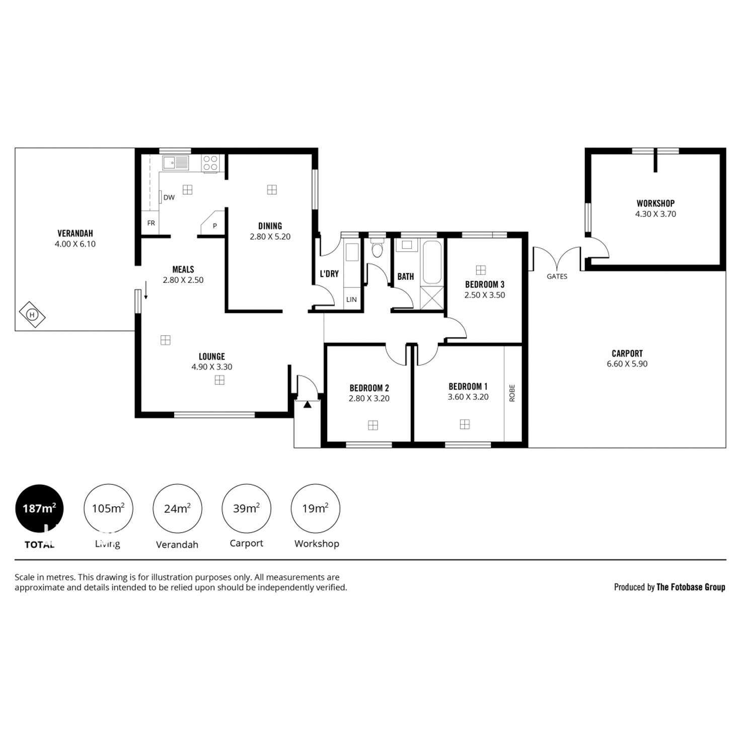 Floorplan of Homely house listing, 8 Casuarina Drive, Parafield Gardens SA 5107