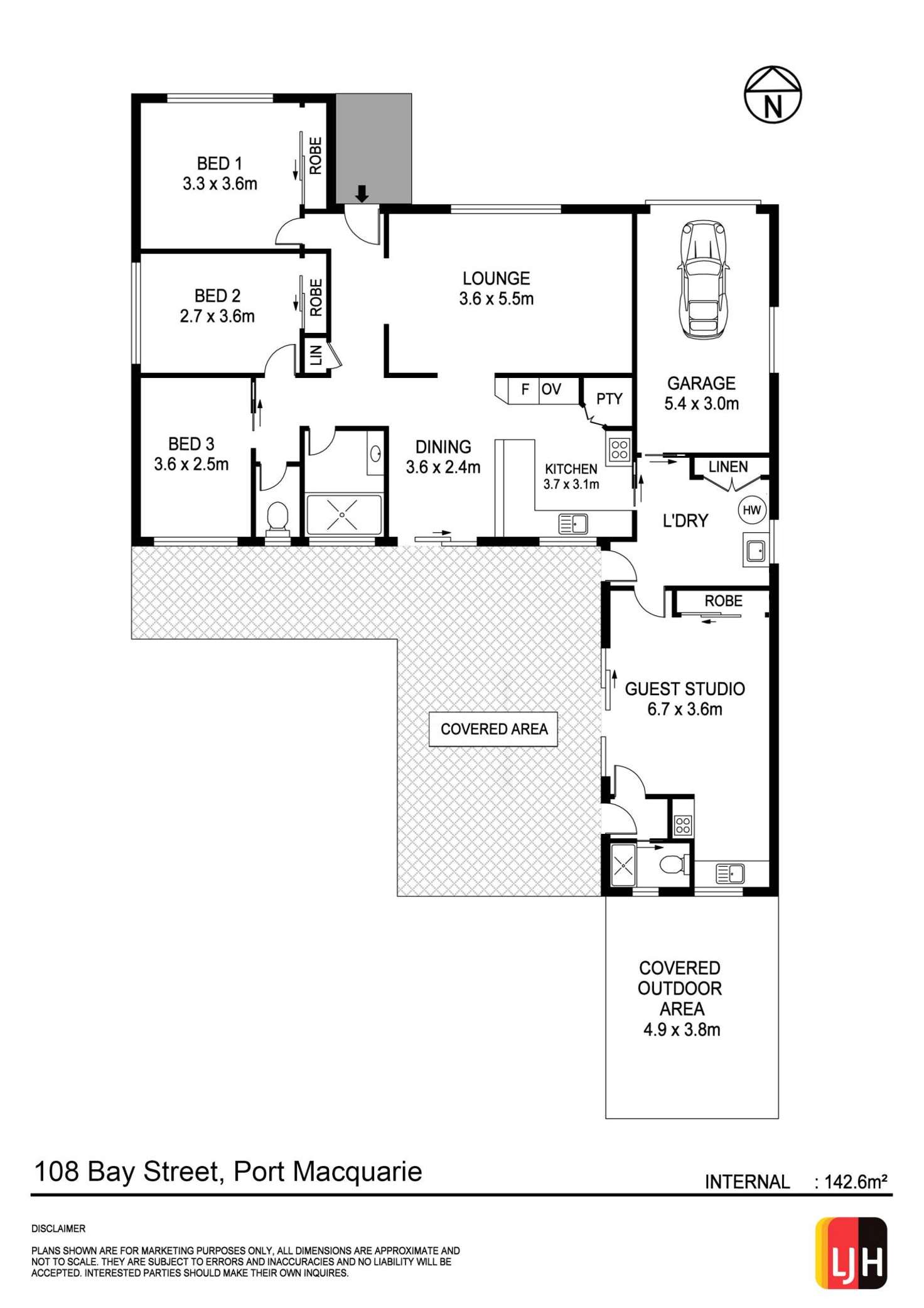 Floorplan of Homely house listing, 108 Bay Street, Port Macquarie NSW 2444