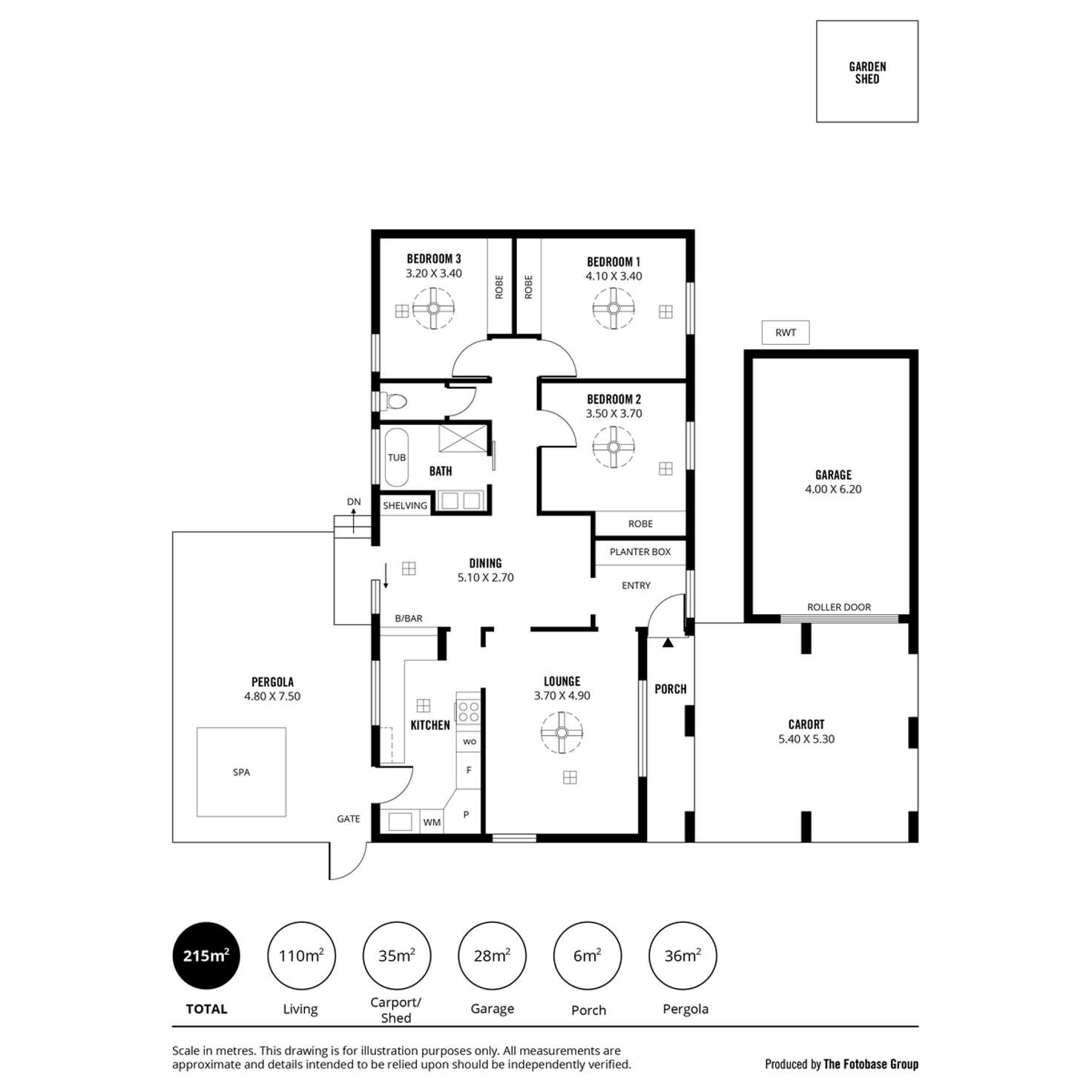 Floorplan of Homely house listing, 6 Marjorie Street, Gulfview Heights SA 5096