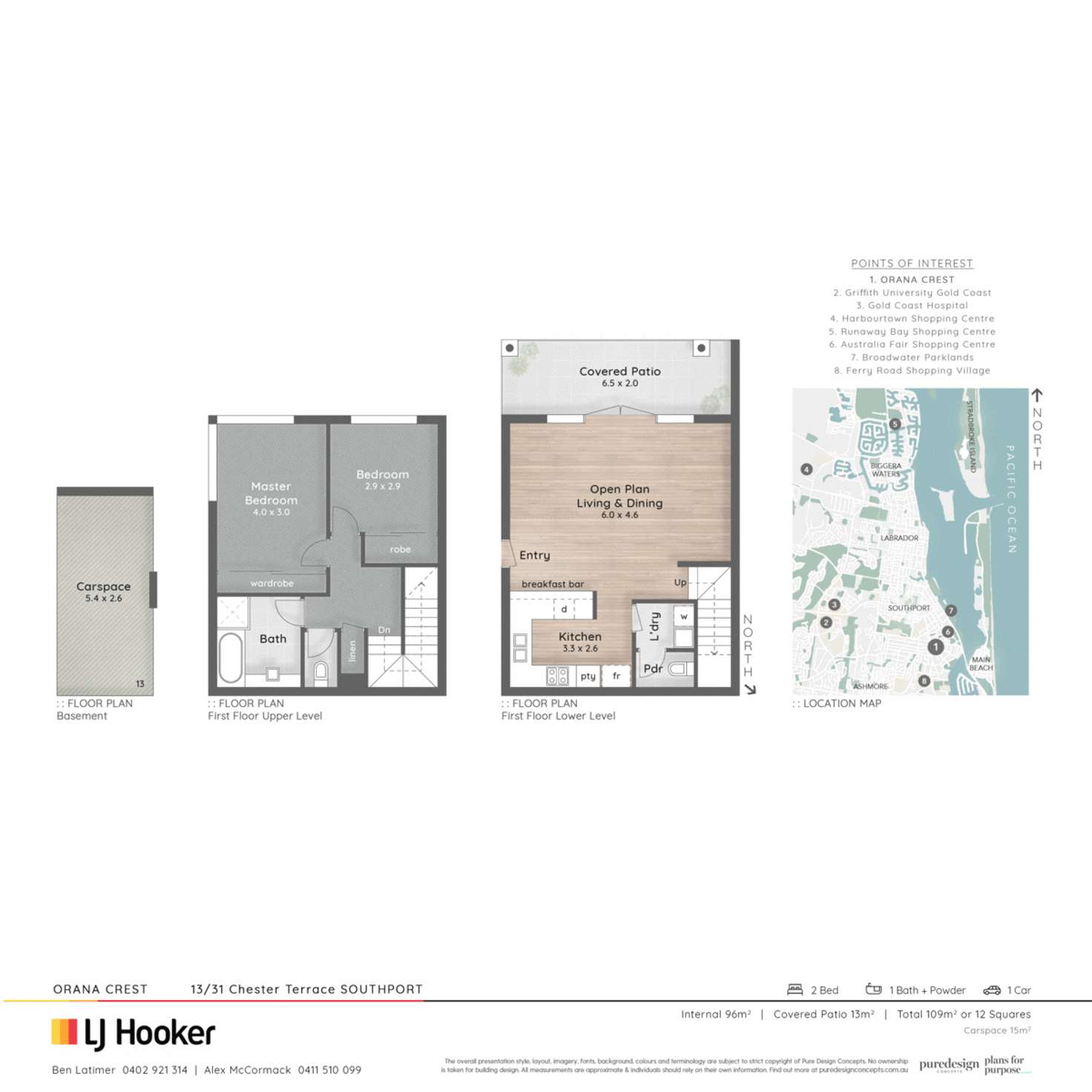 Floorplan of Homely unit listing, 13/31 Chester Terrace, Southport QLD 4215