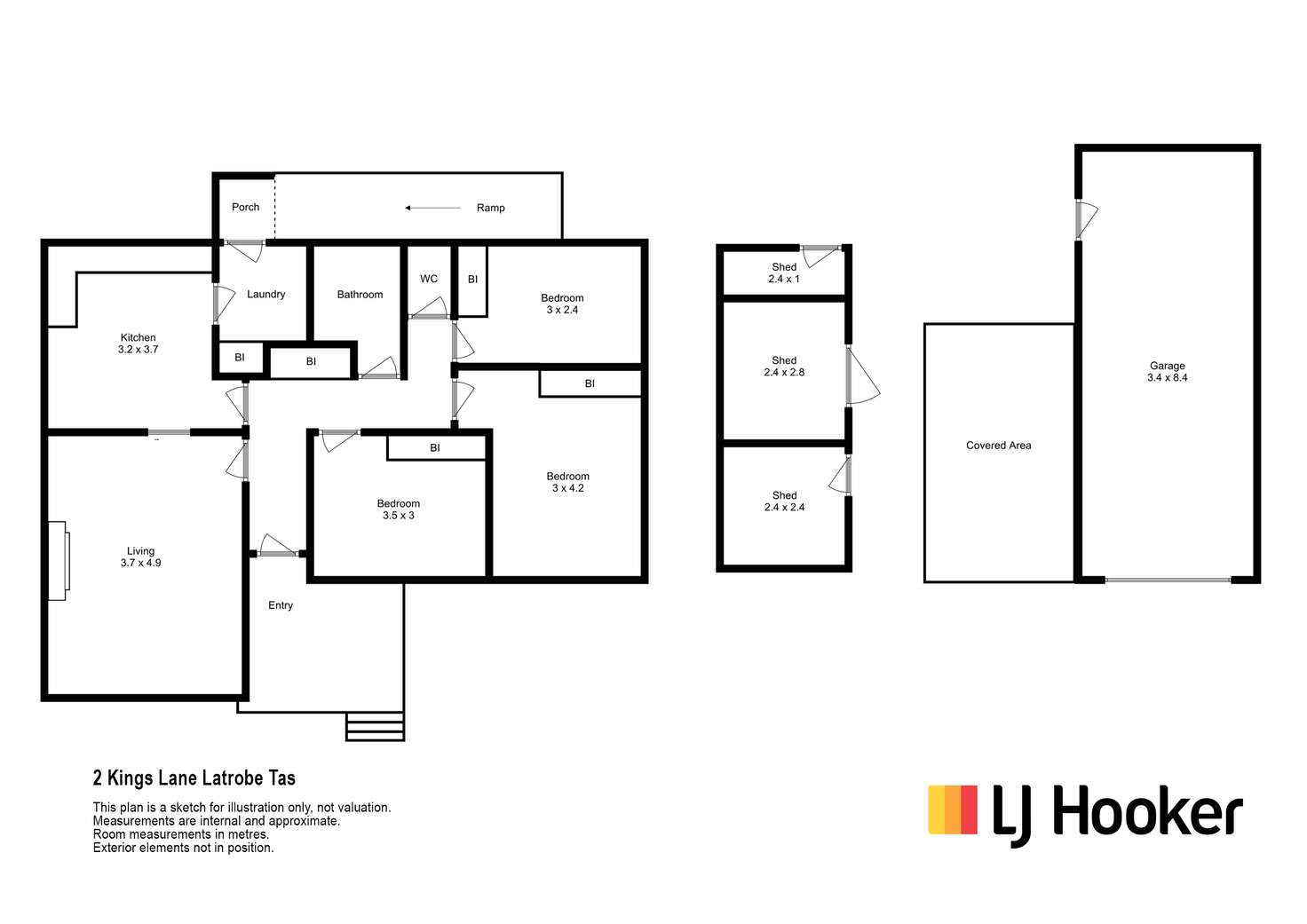 Floorplan of Homely house listing, 2 Kings Lane, Latrobe TAS 7307