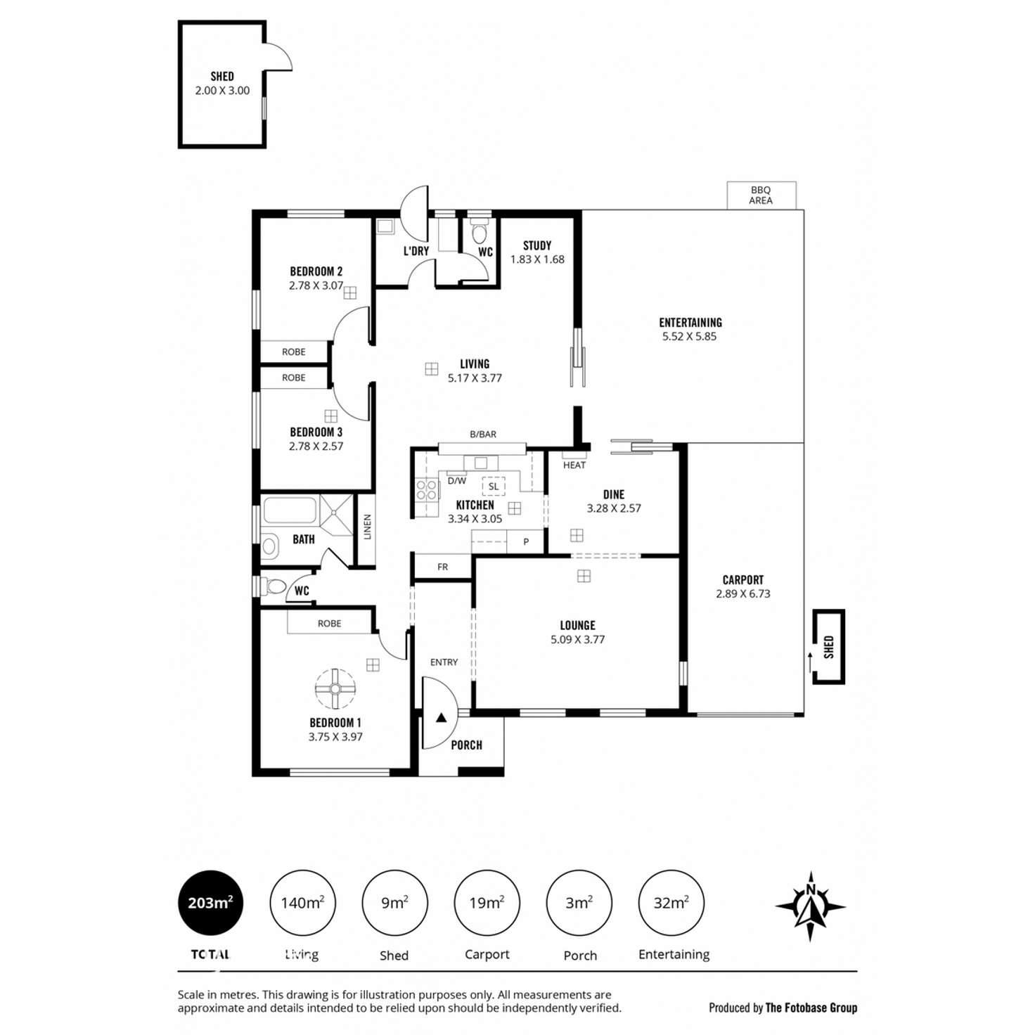 Floorplan of Homely house listing, 14 Keeble Street, St Agnes SA 5097