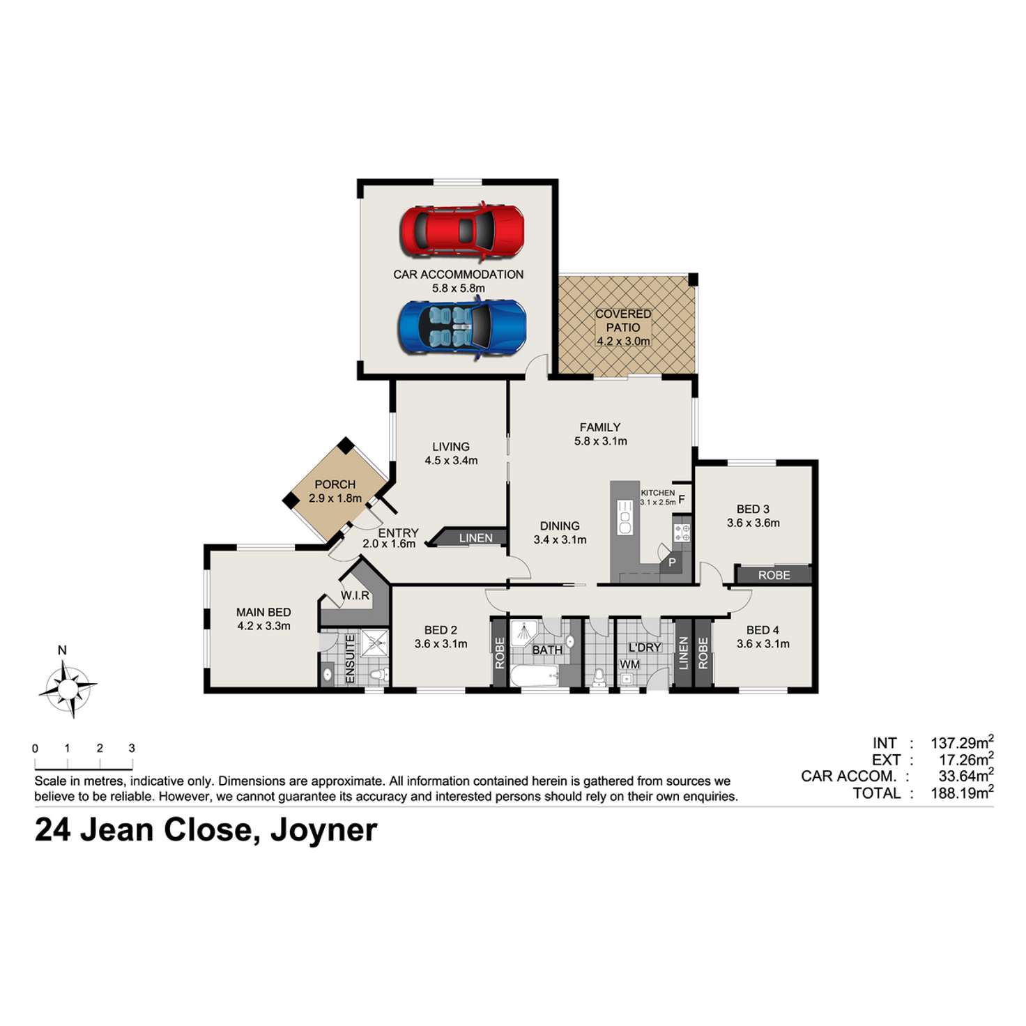Floorplan of Homely house listing, 24 Jean Close, Joyner QLD 4500