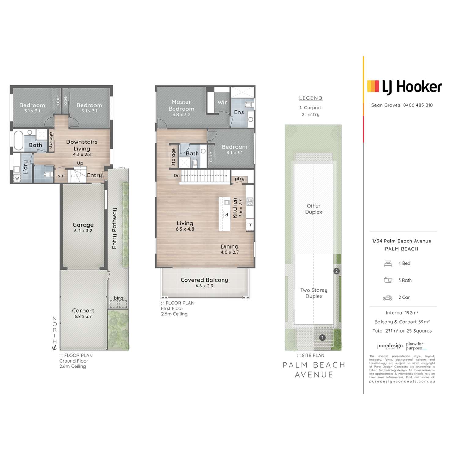Floorplan of Homely semiDetached listing, 1/34 Palm Beach Avenue, Palm Beach QLD 4221