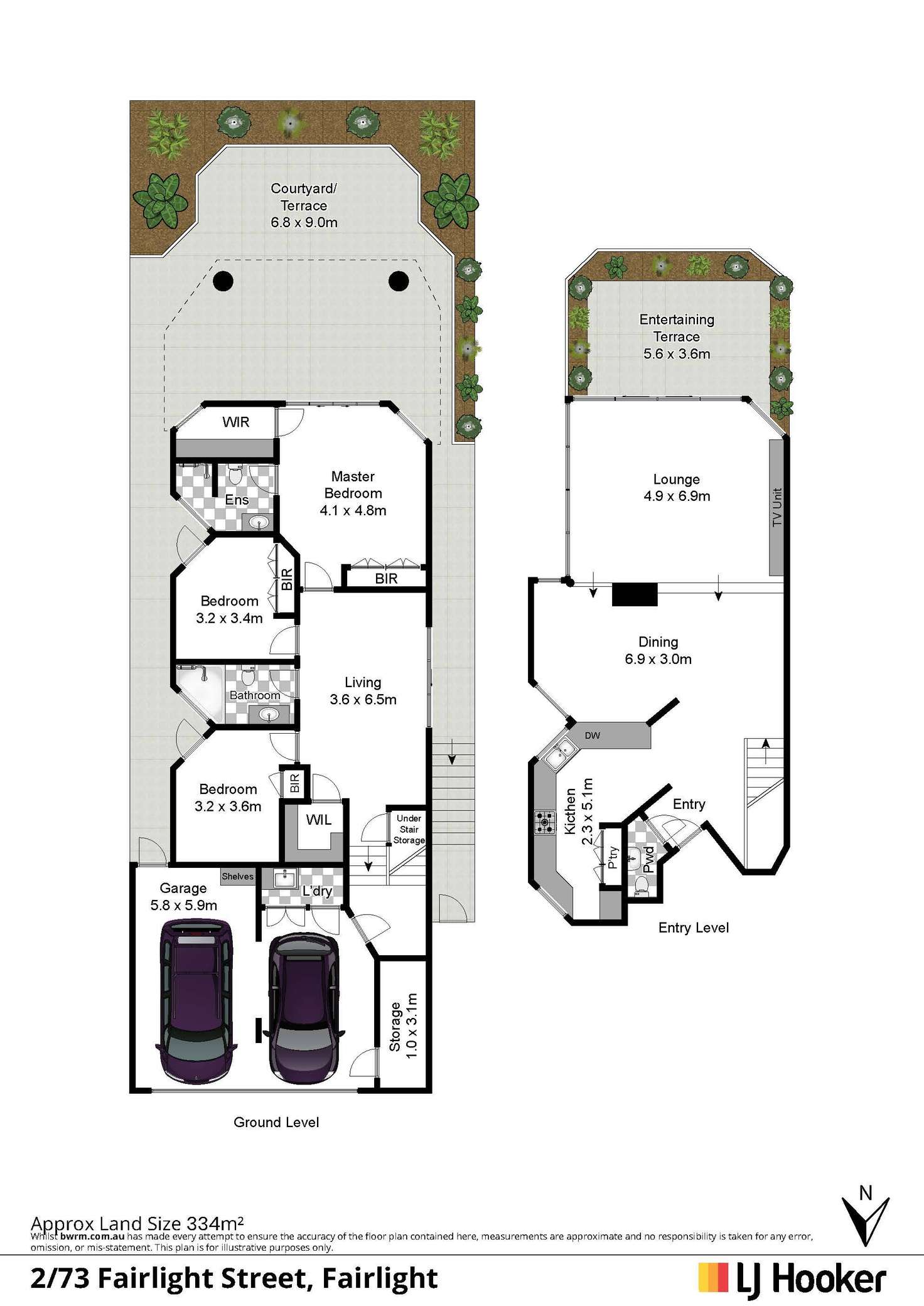 Floorplan of Homely unit listing, 2/73 Fairlight Street, Fairlight NSW 2094