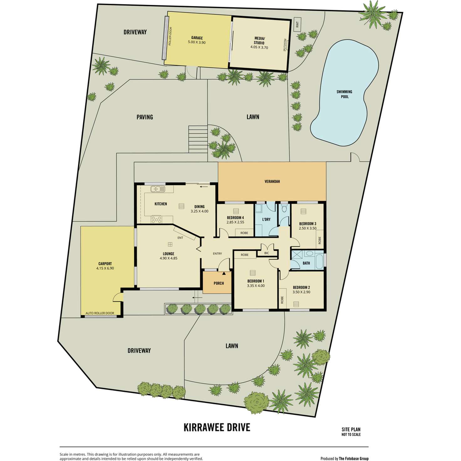 Floorplan of Homely house listing, 18 Kirrawee Drive, Redwood Park SA 5097