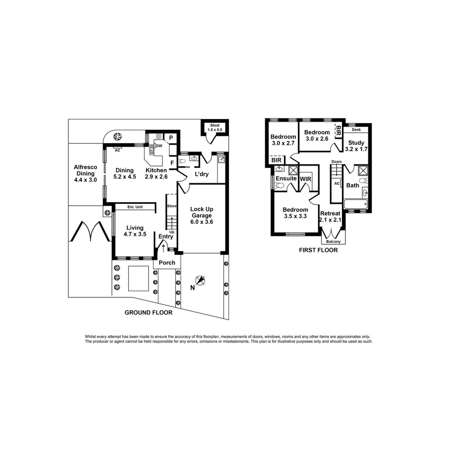 Floorplan of Homely house listing, 1 Friar Park Place, Point Cook VIC 3030