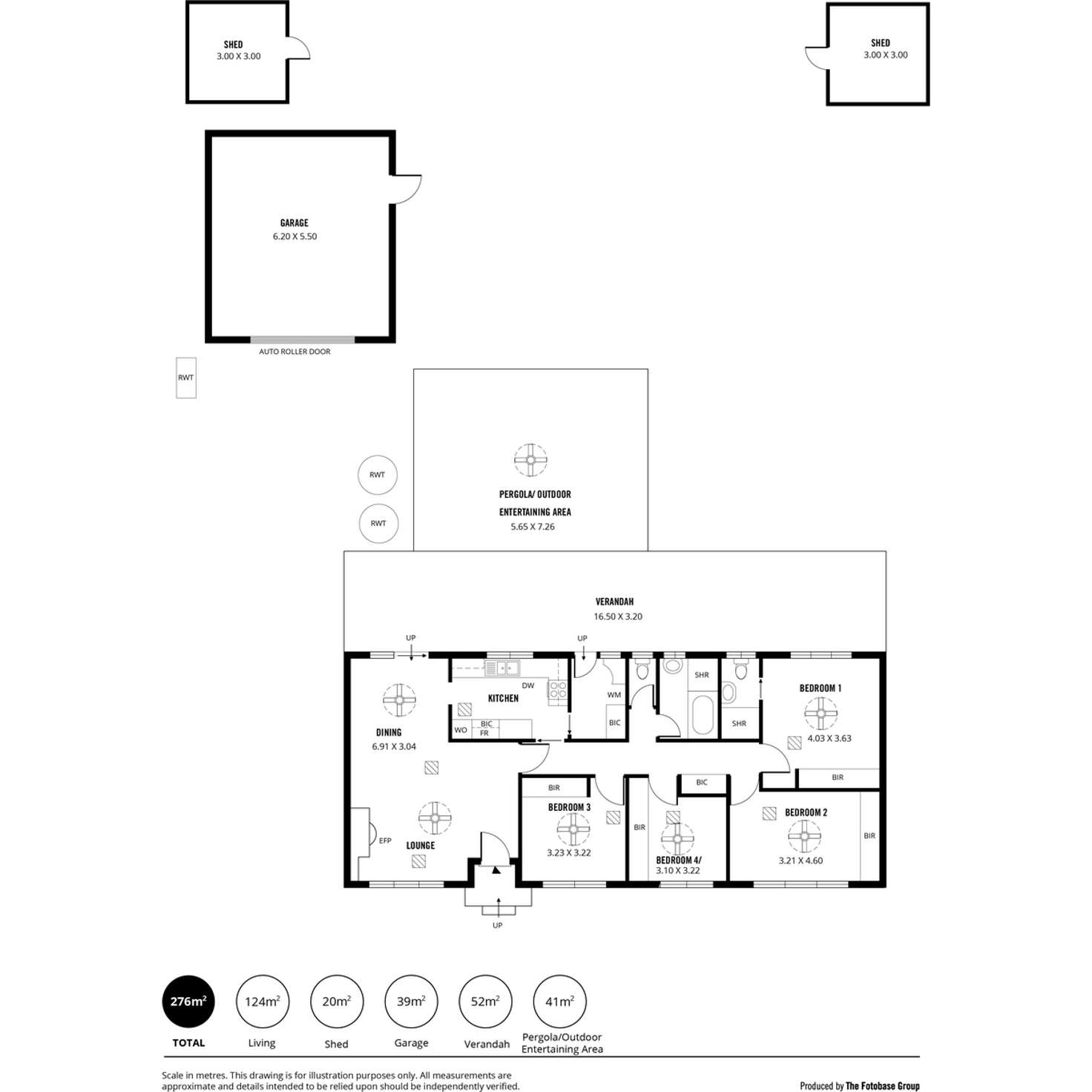 Floorplan of Homely house listing, 10 Valley View Drive, Highbury SA 5089