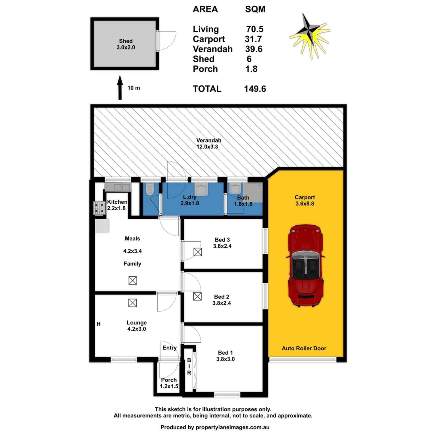 Floorplan of Homely house listing, 5 Whitford Road, Elizabeth South SA 5112