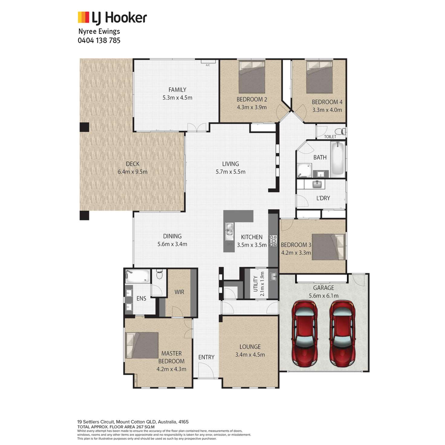 Floorplan of Homely house listing, 19 Settlers Circuit, Mount Cotton QLD 4165