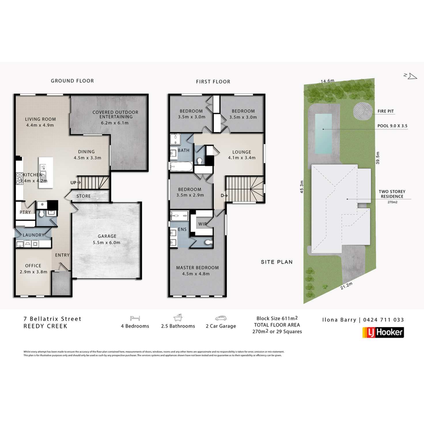 Floorplan of Homely house listing, 7 Bellatrix Street, Reedy Creek QLD 4227