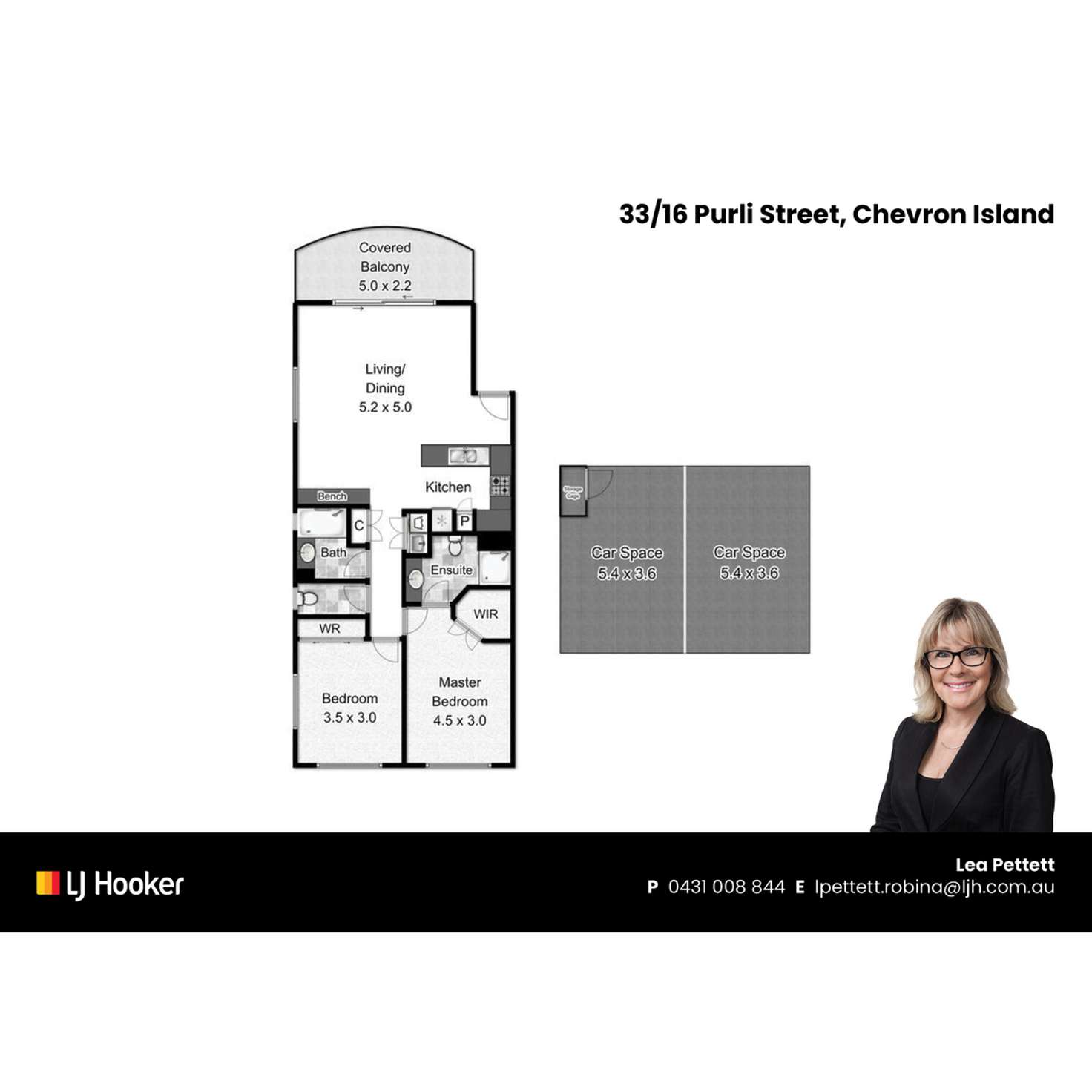 Floorplan of Homely unit listing, 33/16 Purli Street, Chevron Island QLD 4217