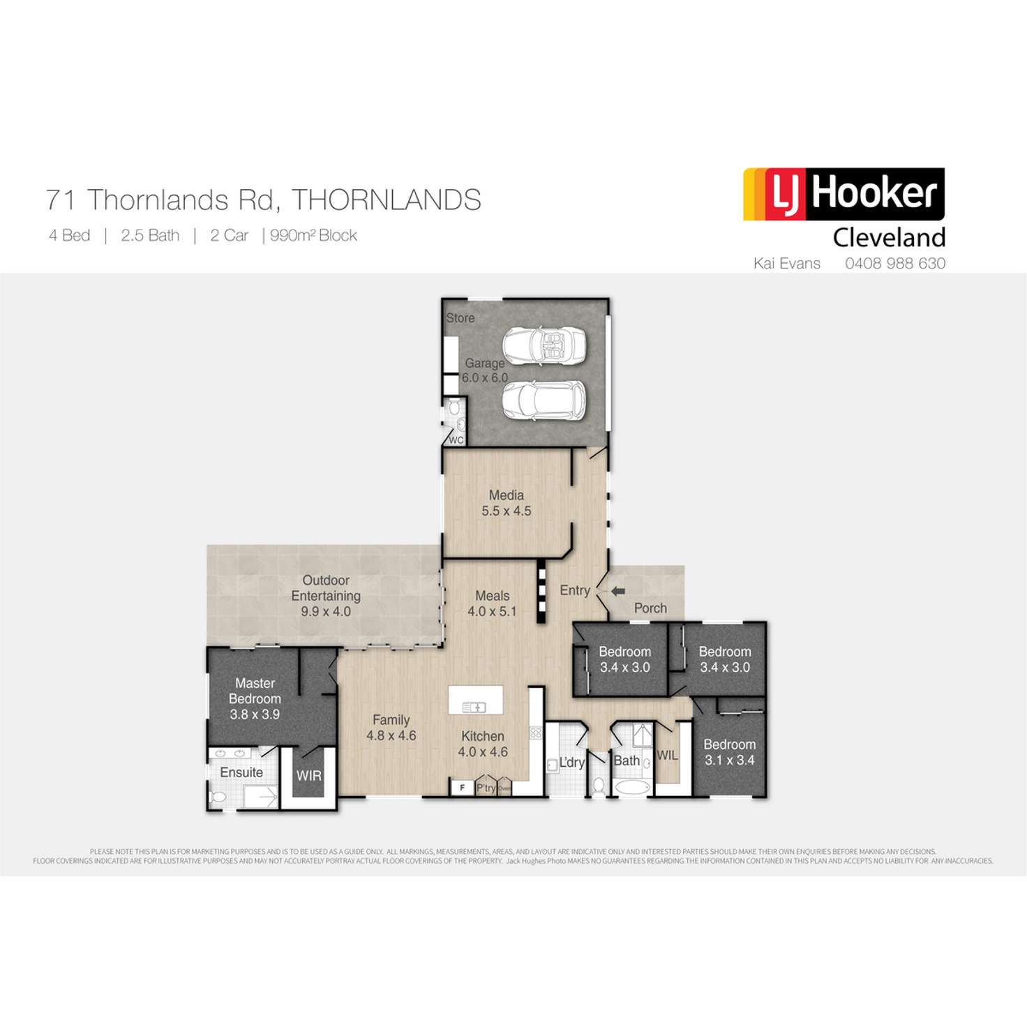 Floorplan of Homely house listing, 71 Thornlands Road, Thornlands QLD 4164