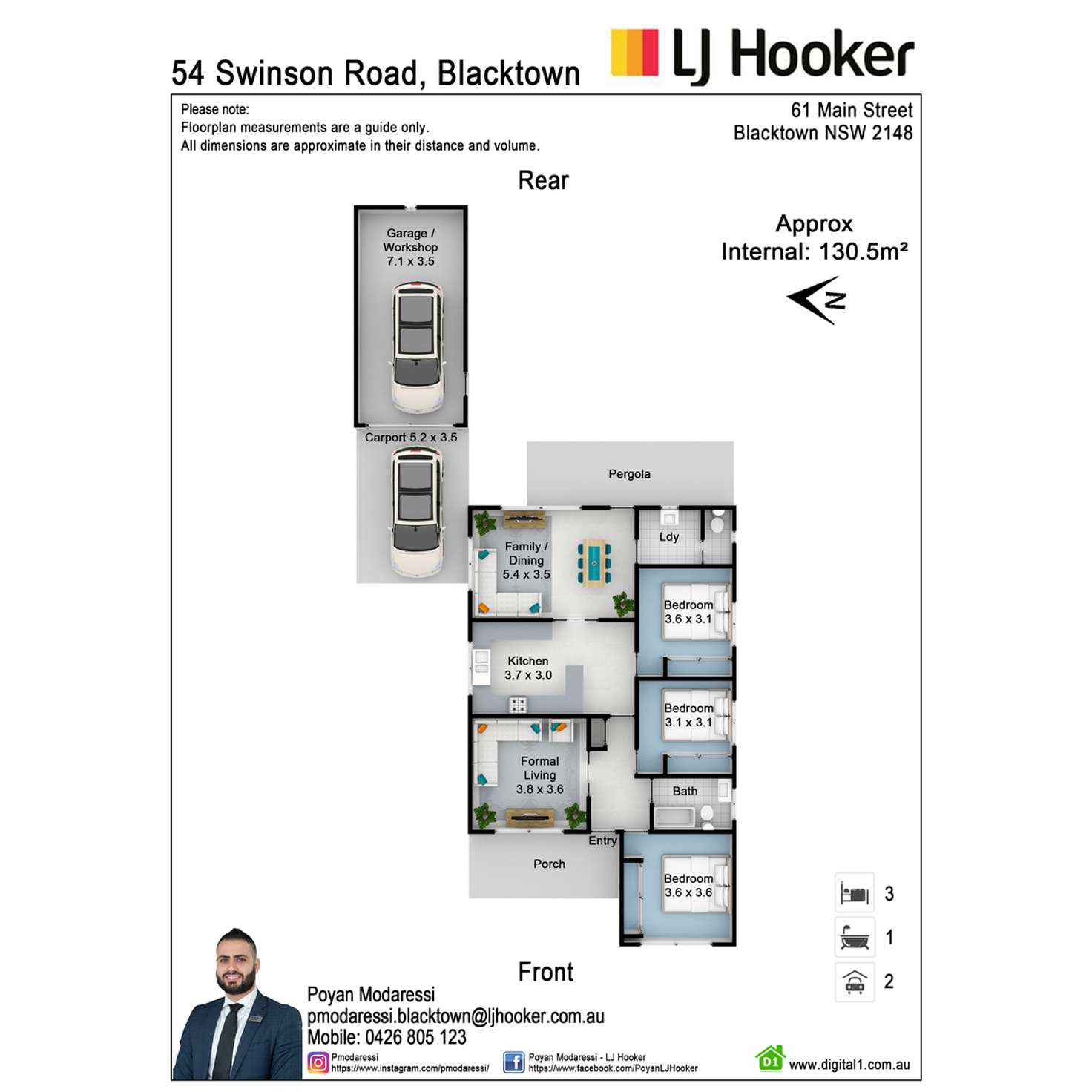 Floorplan of Homely house listing, 54 Swinson Road, Blacktown NSW 2148