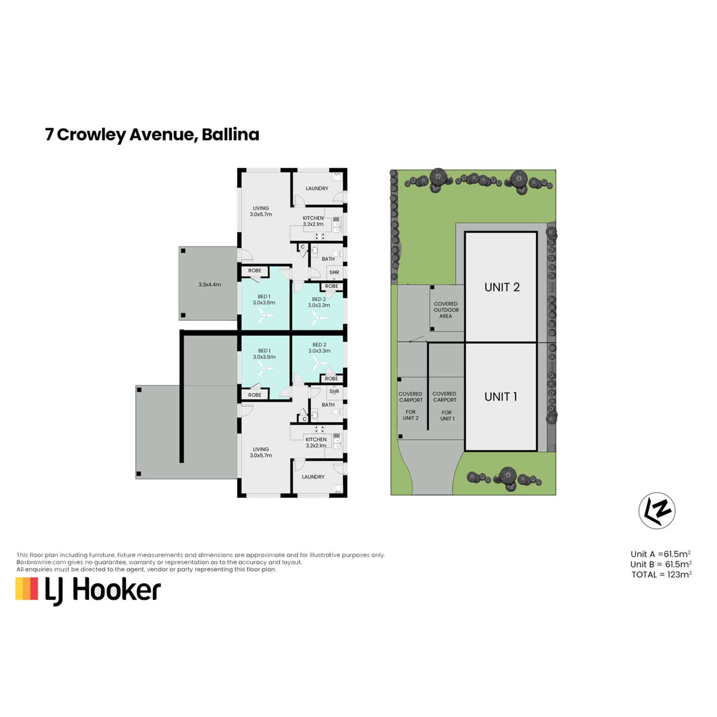 Floorplan of Homely house listing, 7 Crowley Avenue, Ballina NSW 2478