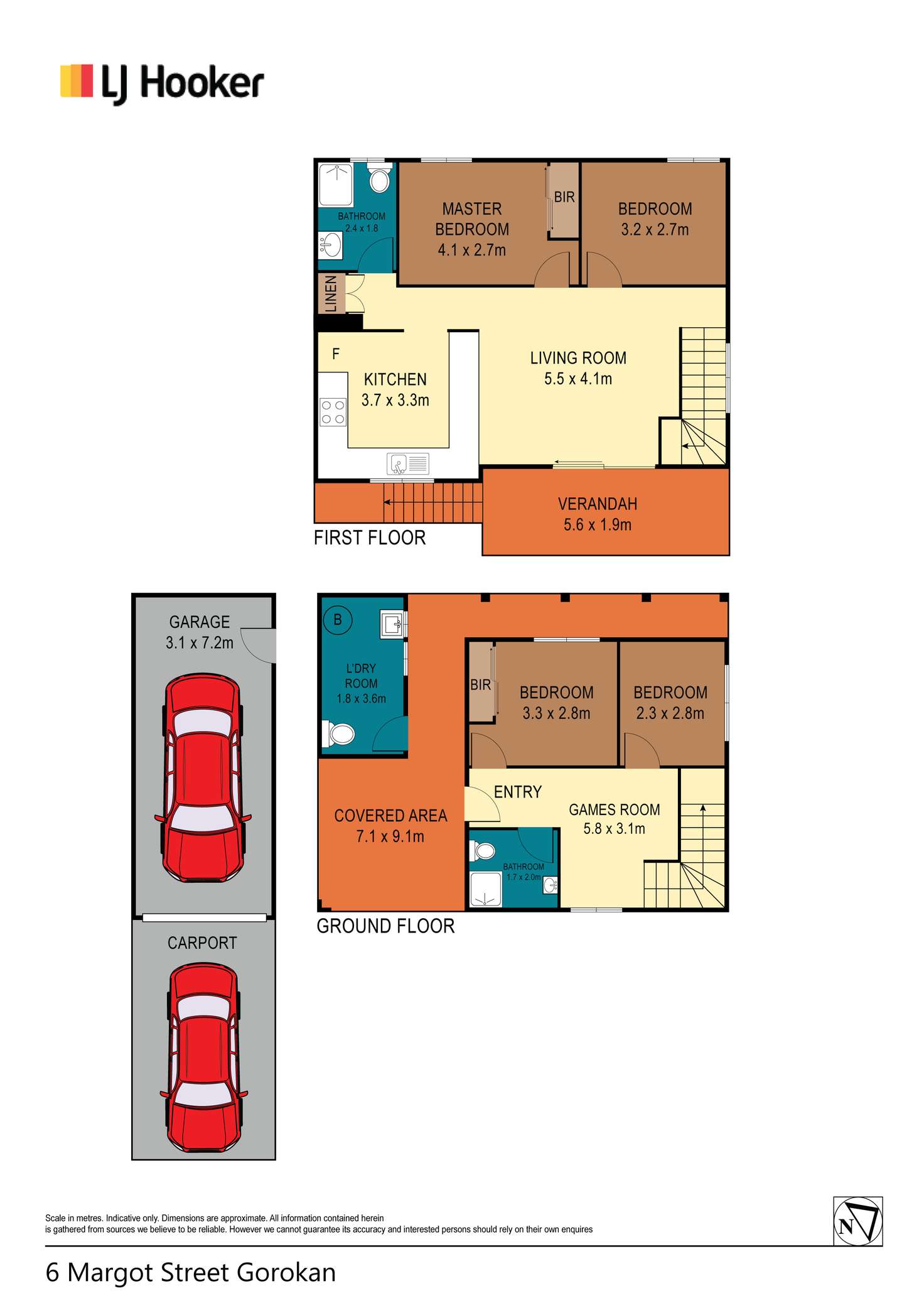 Floorplan of Homely house listing, 6 Margot Avenue, Gorokan NSW 2263
