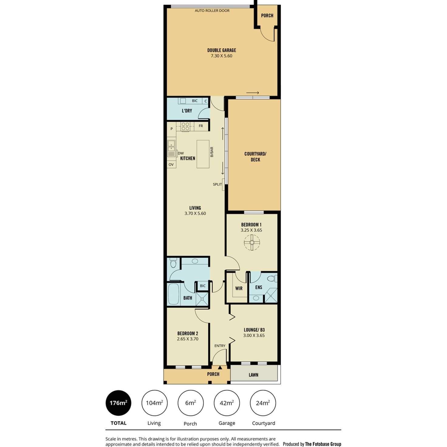 Floorplan of Homely house listing, 24 Ridley Street, Mawson Lakes SA 5095